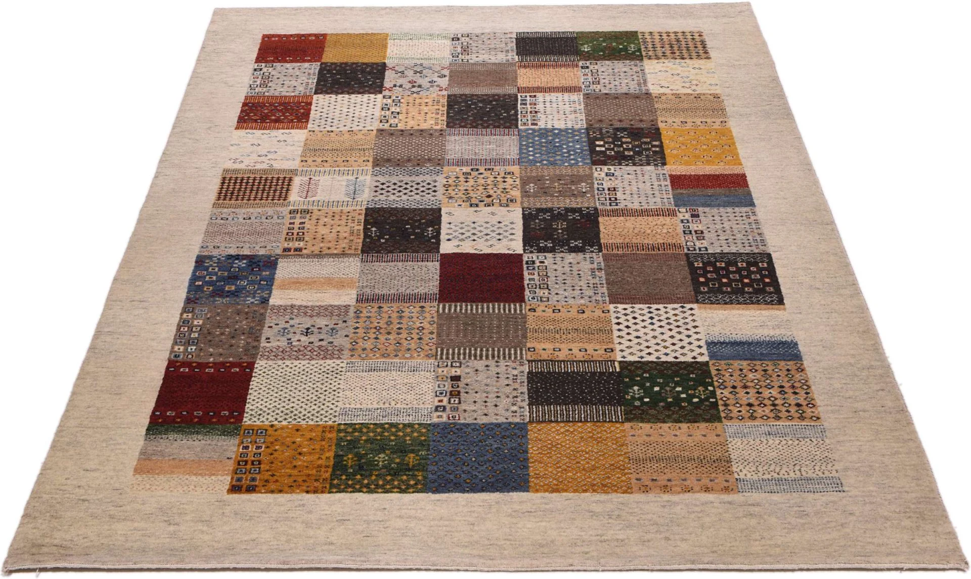 Loribaft Indian Rug — hand-knotted, 172 × 245 cm, Wool