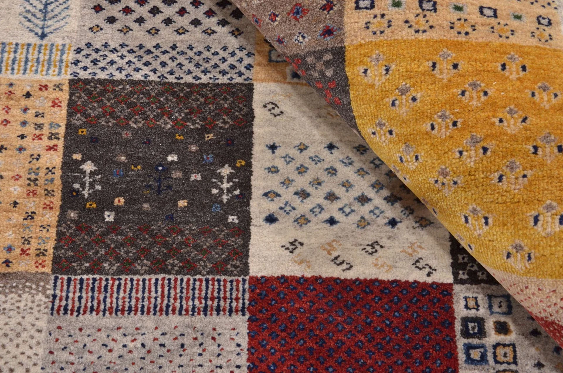 Loribaft Indian Rug — hand-knotted, 172 × 245 cm, Wool