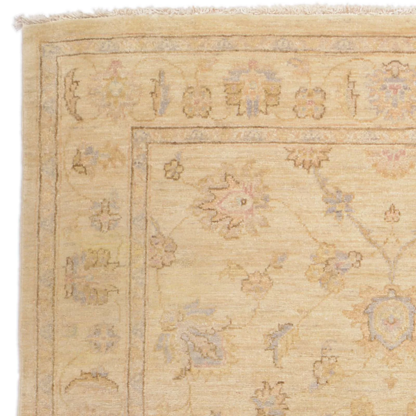 Ziegler Pakistani Rug — hand-knotted, 126 × 189 cm, Wool