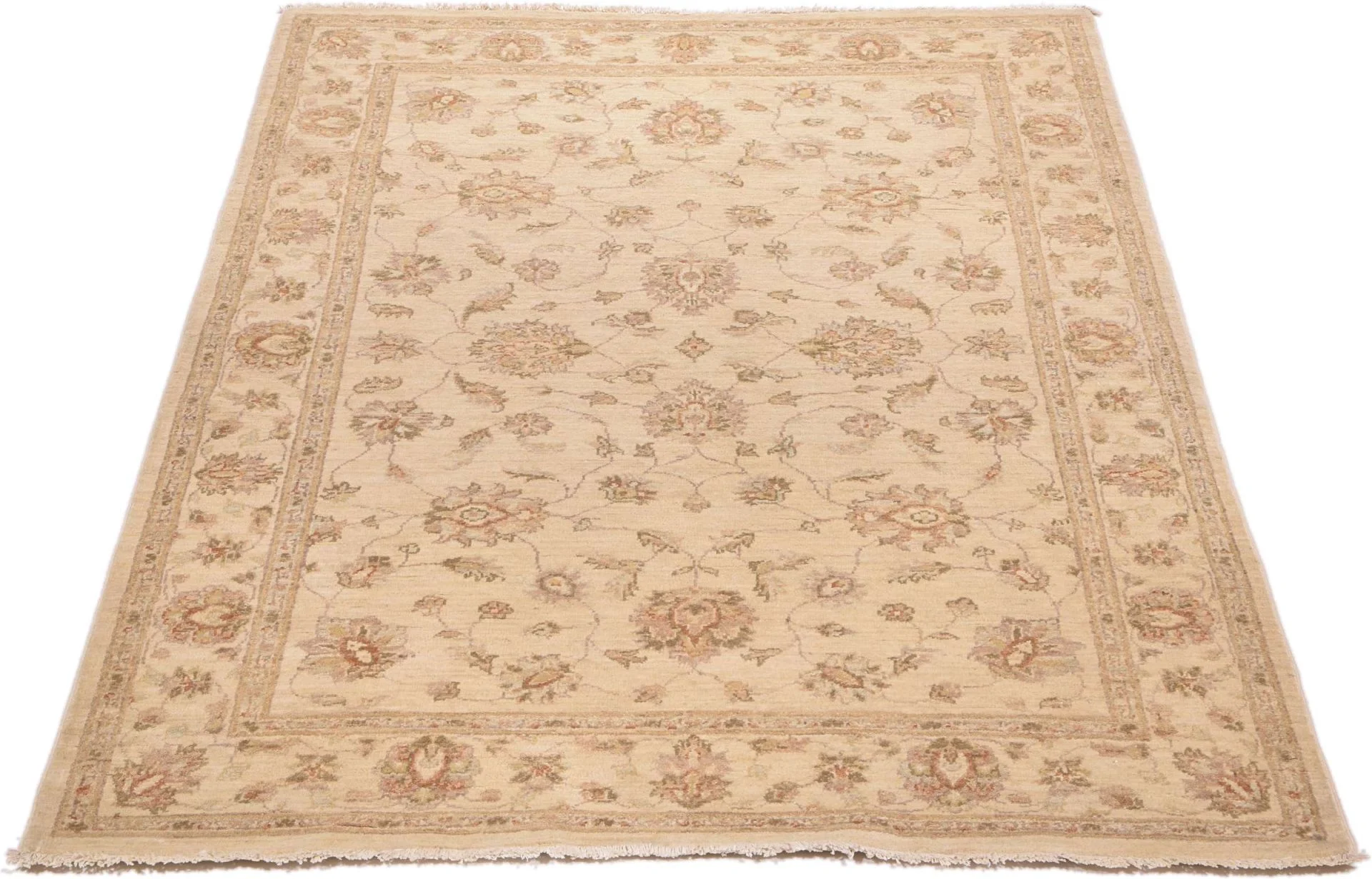 Ziegler Pakistani Rug 138 × 202 cm, Wool, hand-knotted