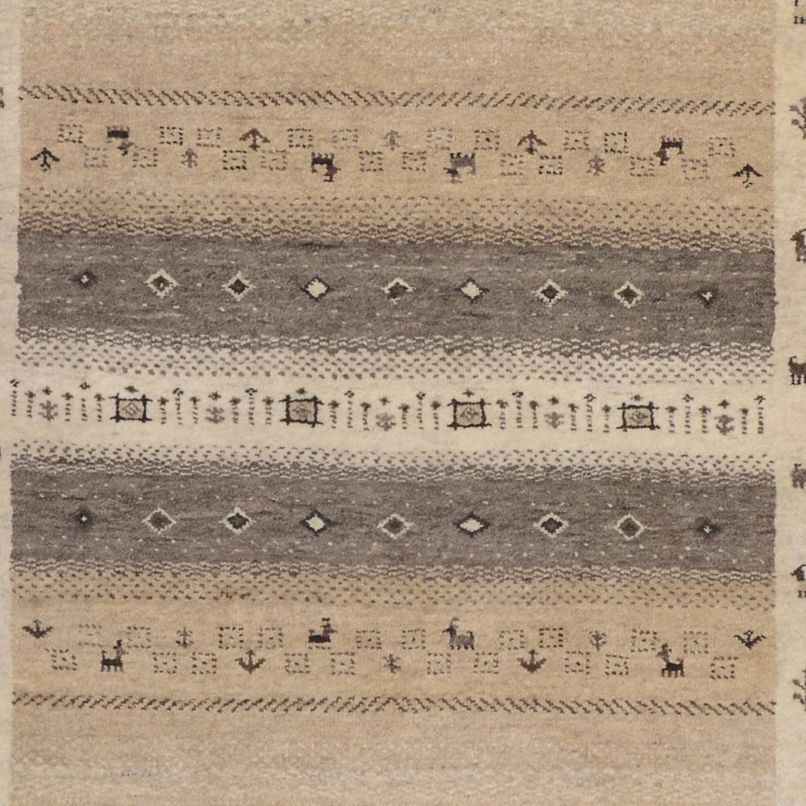 Loribaft Indian Rug 141 × 209 cm, Wool, hand-knotted