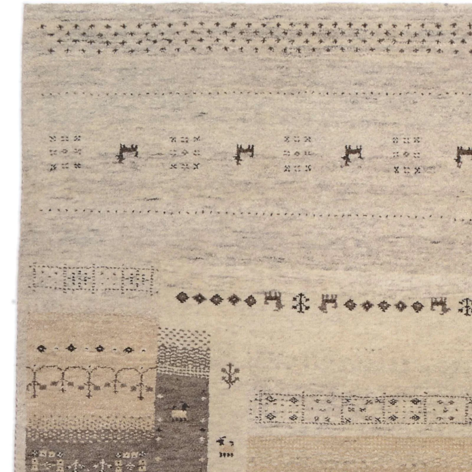 Loribaft Indian Rug 141 × 209 cm, Wool, hand-knotted