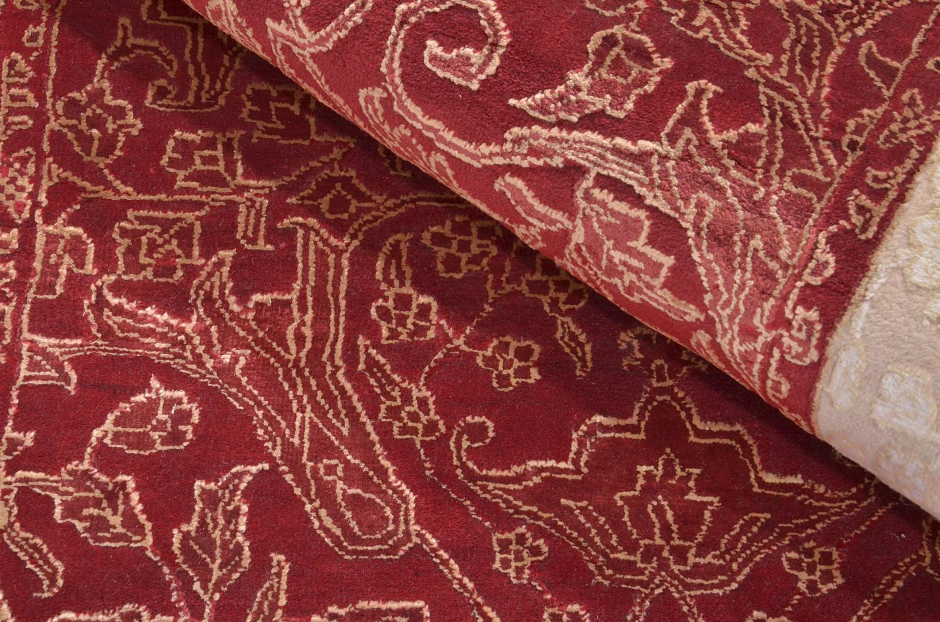 Tabriz Indian Rug 85 × 290 cm, Wool, hand-knotted