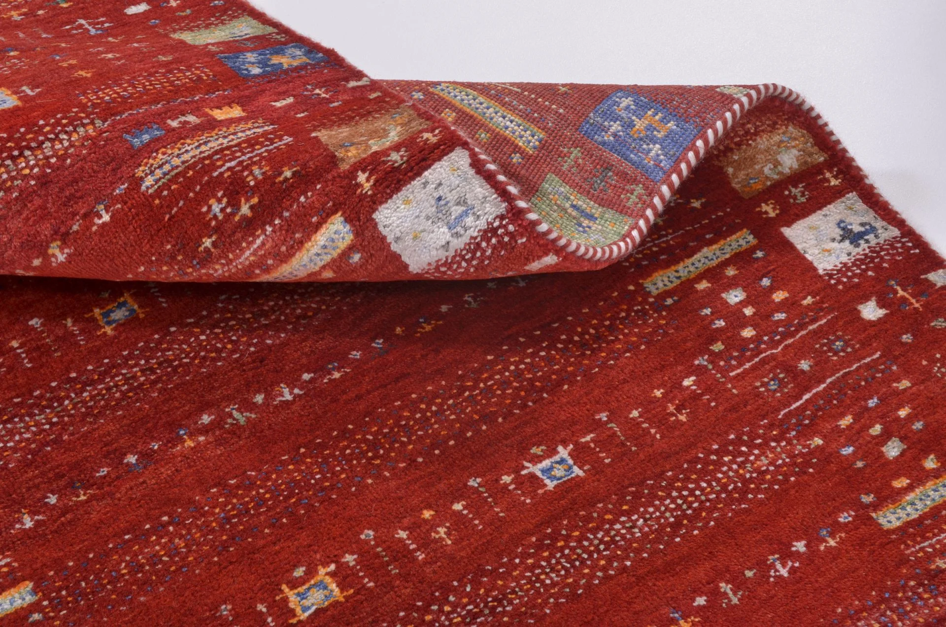 orientteppich-rizbaft-83-x-303-cm-schurwolle-handgeknupft-laufer-2 Loribaft Indian Rug 83 × 303 cm, Wool, hand-knotted