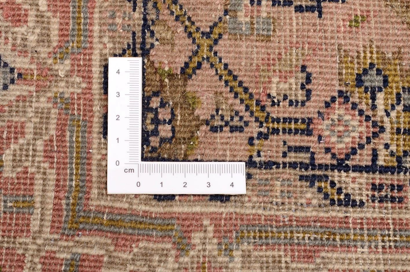 Hand-Knotted Wool Bijar Indian Rug, 80 × 255 cm