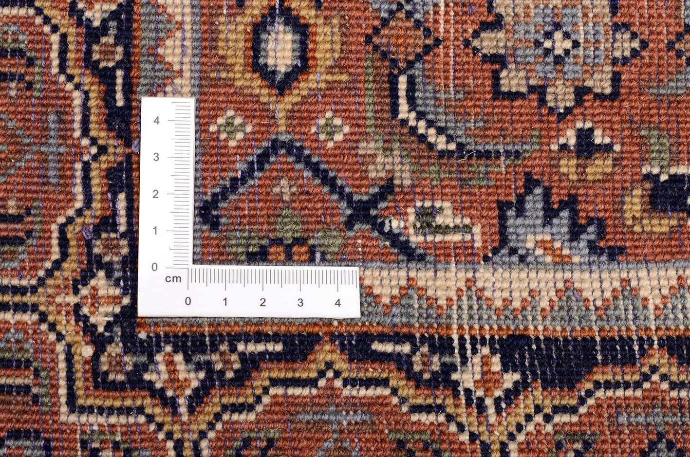 Bijar Indian Rug — hand-knotted, 77 × 274 cm, Wool