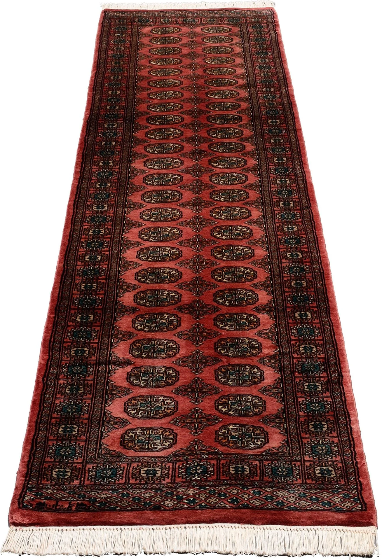 Pakistani Rug 81 × 322 cm, Wool, hand-knotted