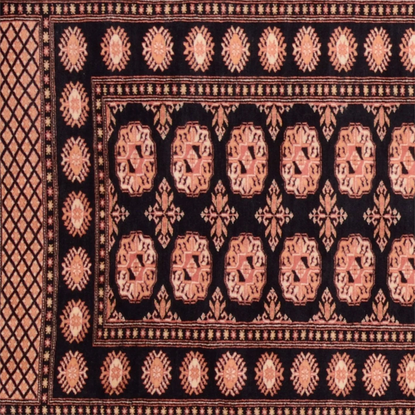 Hand-Knotted Wool Pakistani Rug, 80 × 304 cm