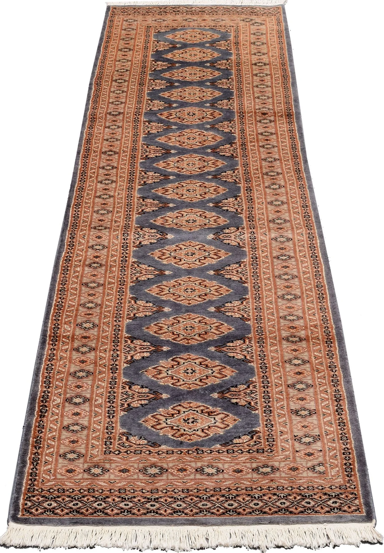 Pakistani Rug 78 × 304 cm, Wool, hand-knotted