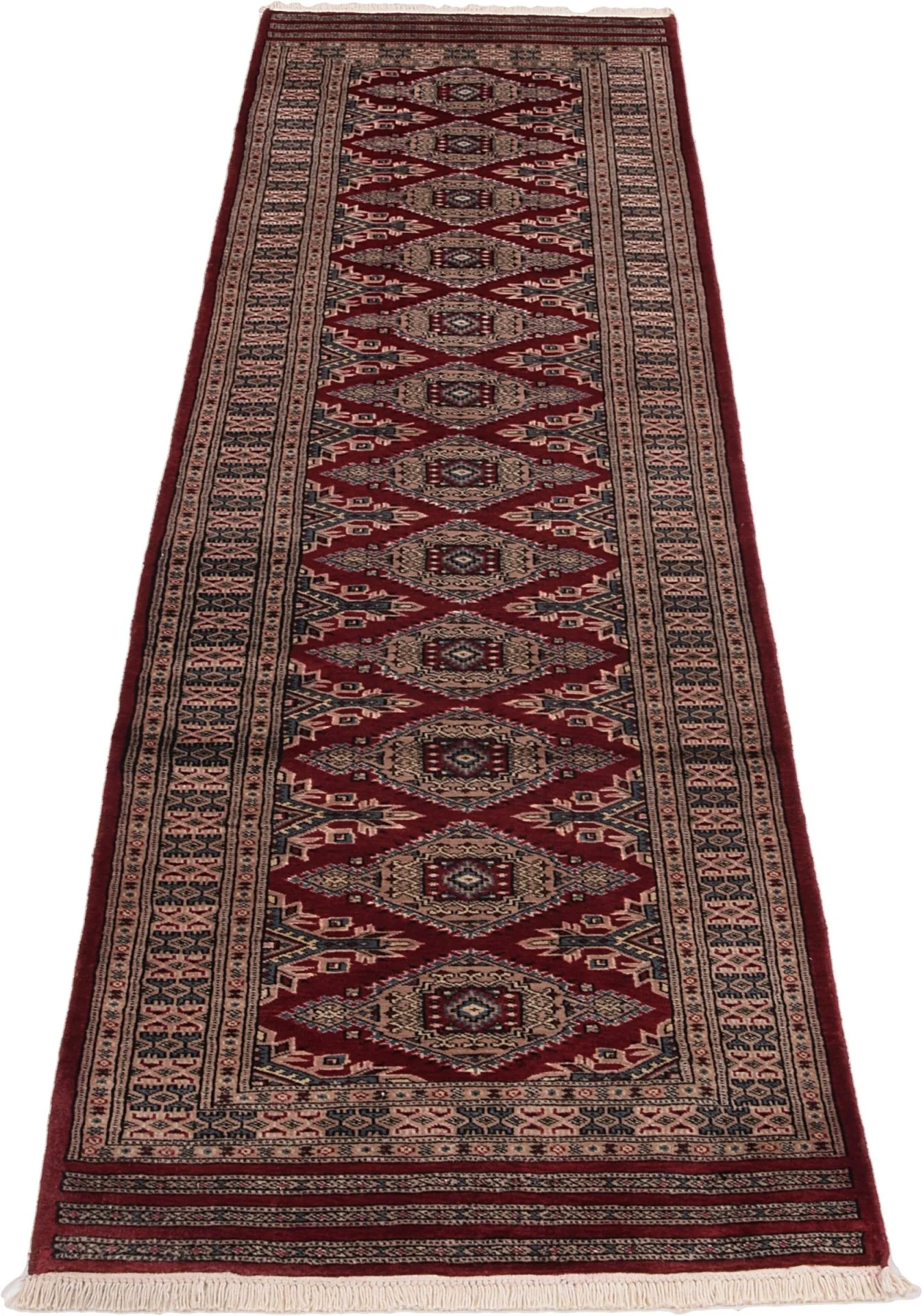 Pakistani Rug 79 × 300 cm, Wool, hand-knotted