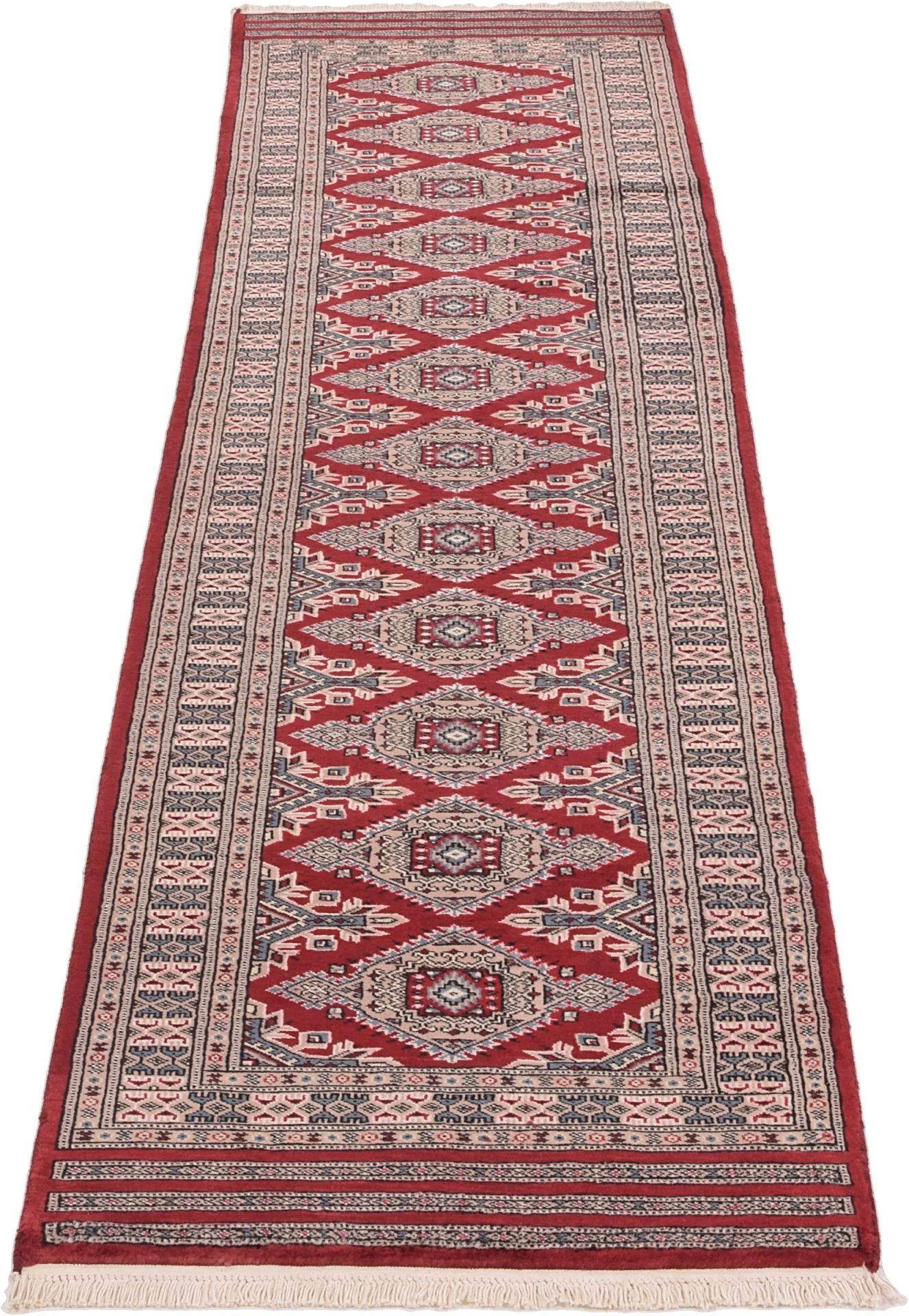 Pakistani Rug 79 × 300 cm, Wool, hand-knotted