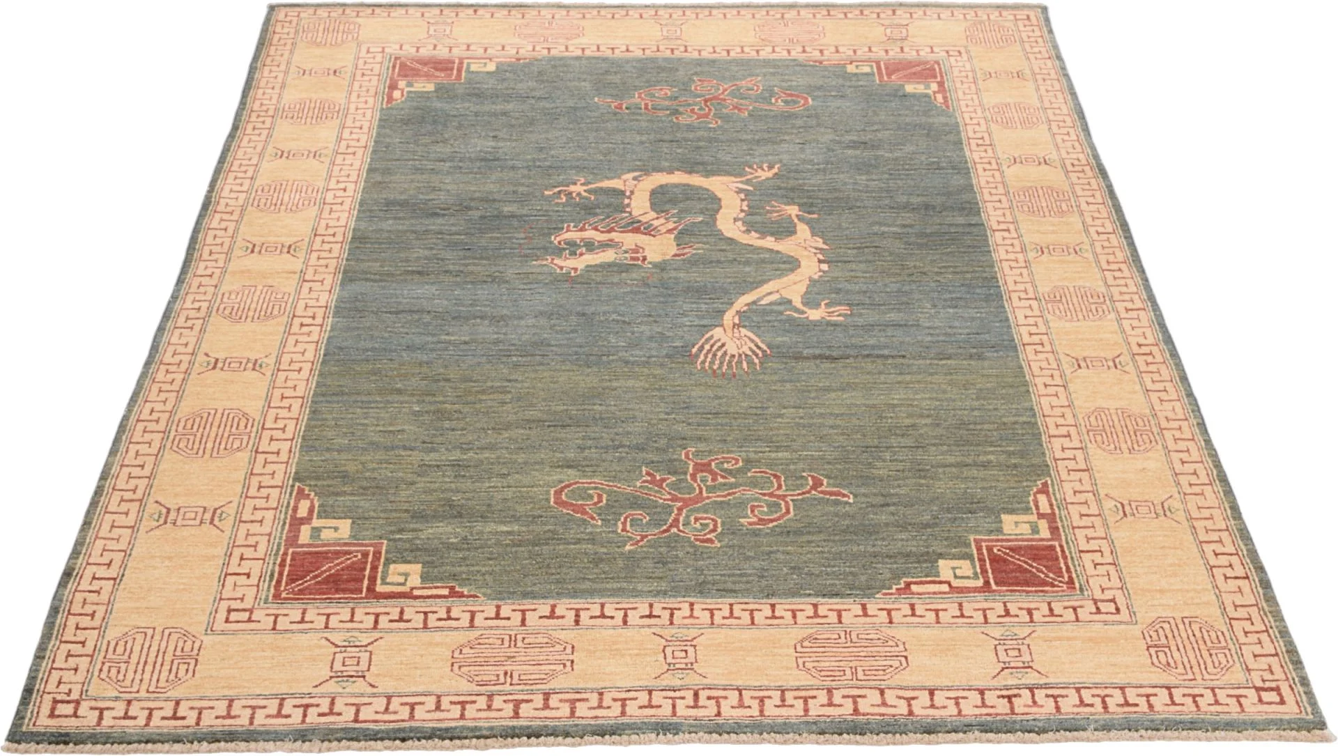 orientteppich-ziegler-170-x-232-cm-schurwolle-handgeknupft-2 Hand-Knotted Wool Ziegler Pakistani Rug, 170 × 232 cm