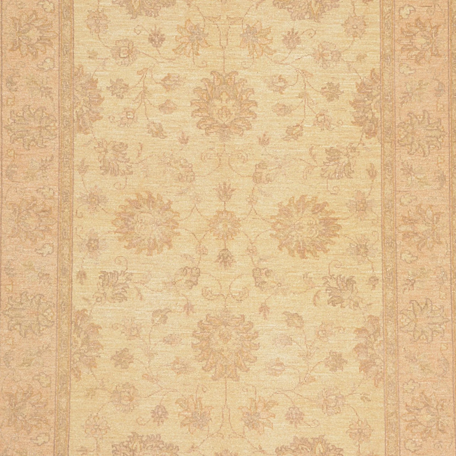 Hand-Knotted Wool Ziegler Pakistani Rug, 145 × 198 cm