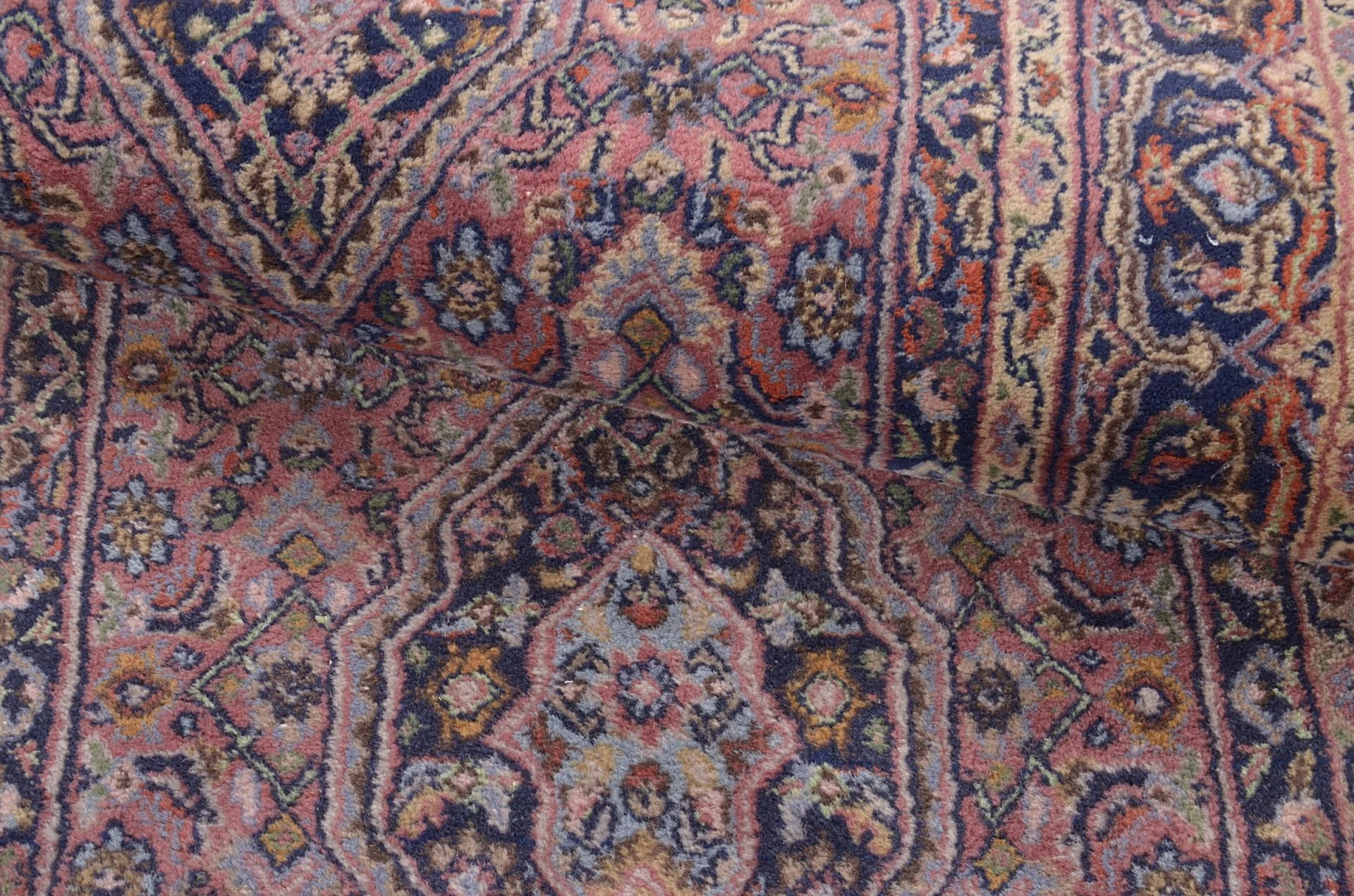 Indian Rug 80 × 371 cm, Wool, hand-knotted