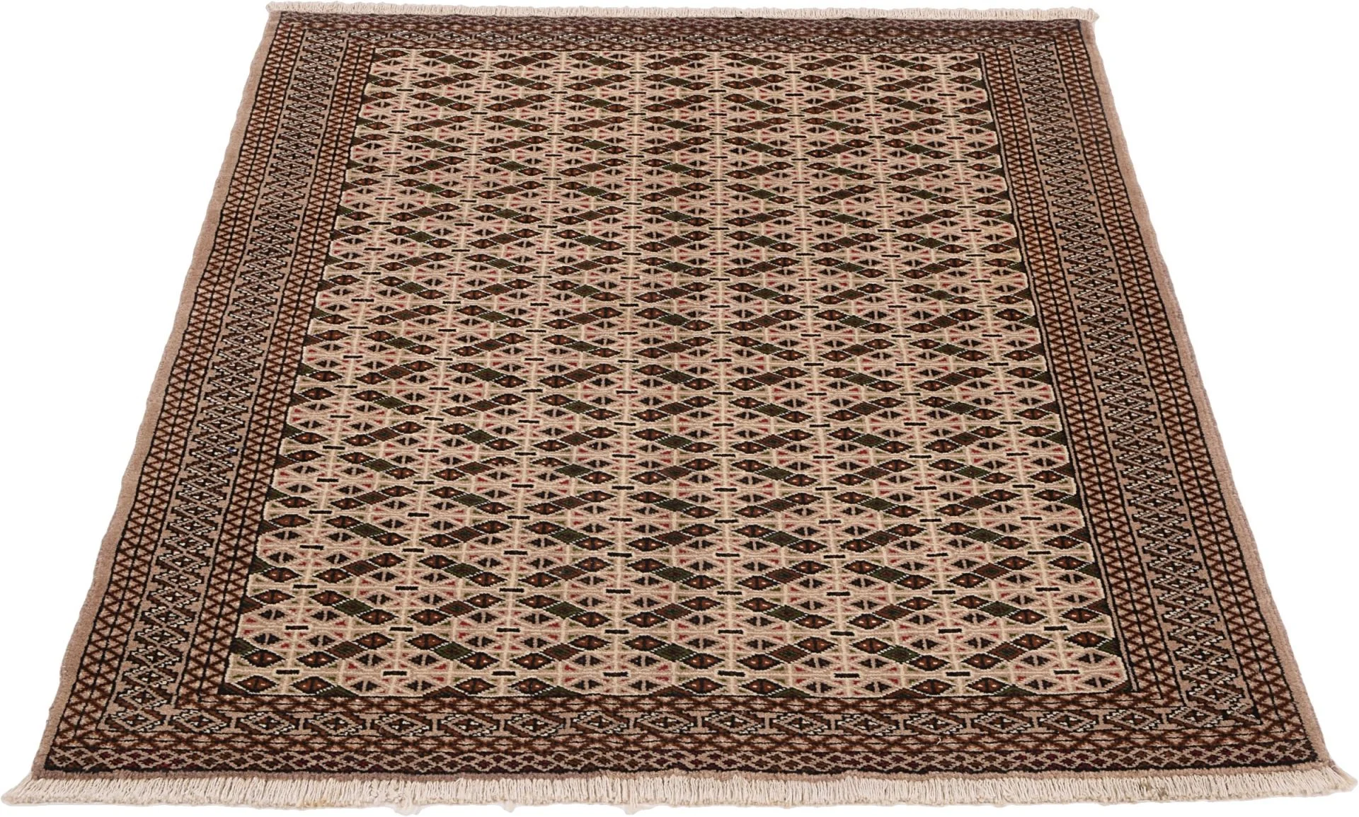 Hand-Knotted Wool Pakistani Rug, 134 × 189 cm