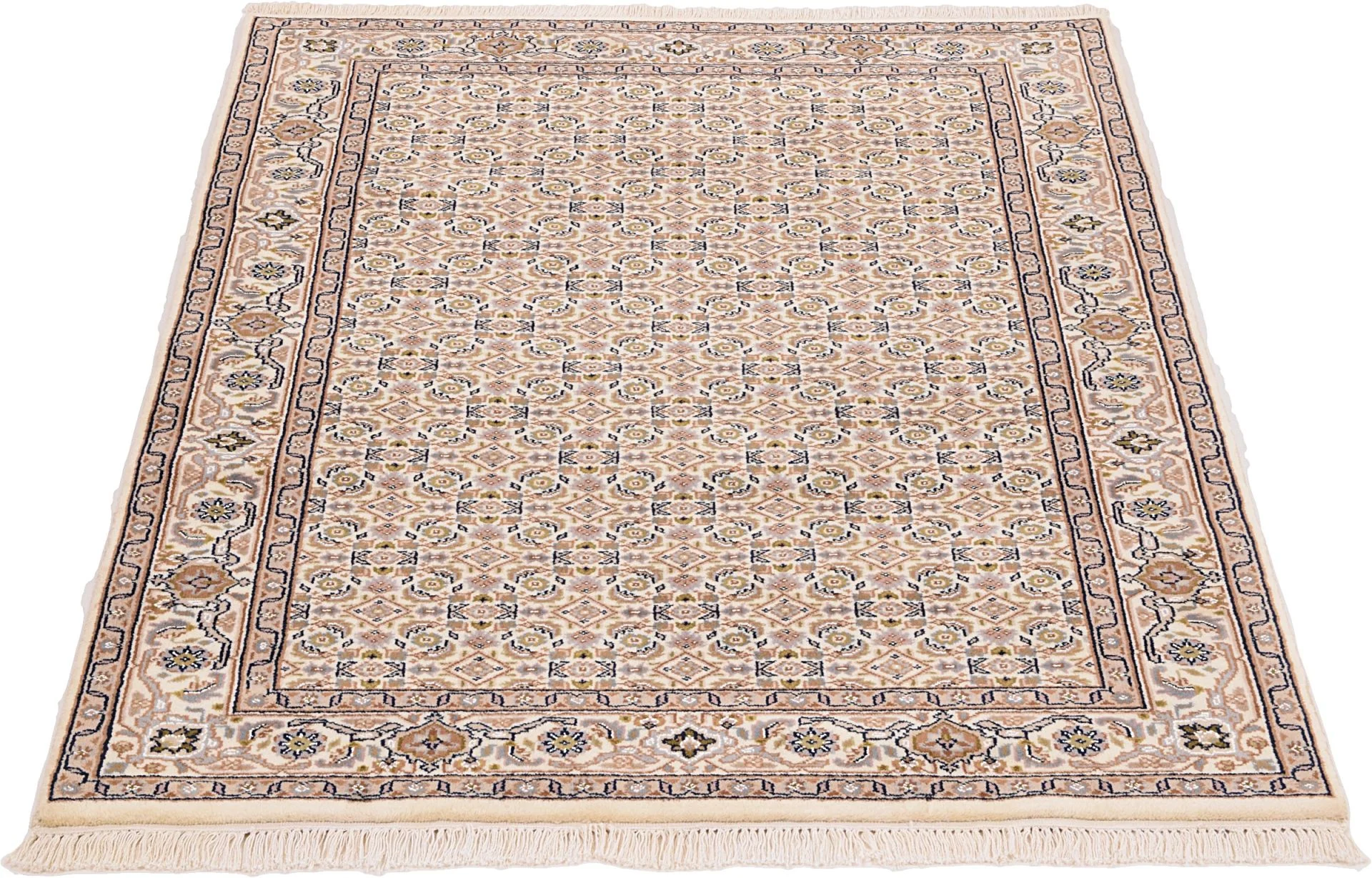 Tabriz Indian Rug — hand-knotted, 122 × 177 cm, Wool