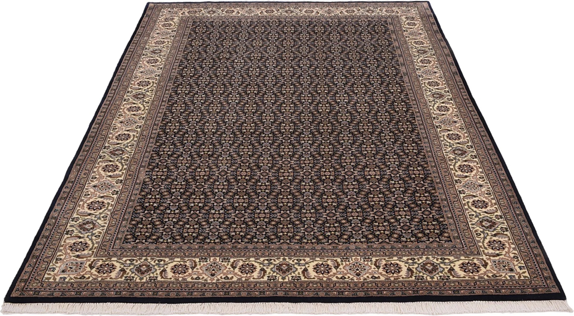 Tabriz Indian Rug 198 × 293 cm, Wool, hand-knotted