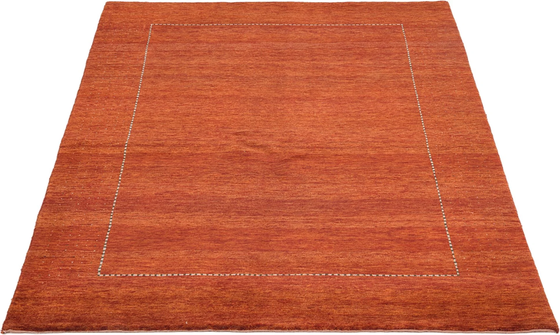 Hand-Knotted Wool Loribaft Indian Rug, 138 × 199 cm