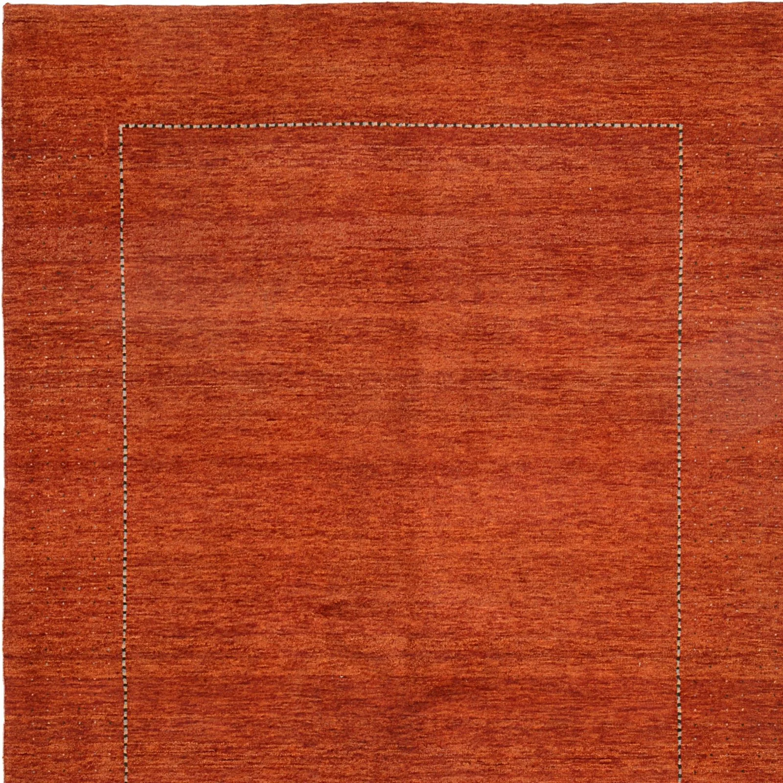 Hand-Knotted Wool Loribaft Indian Rug, 138 × 199 cm
