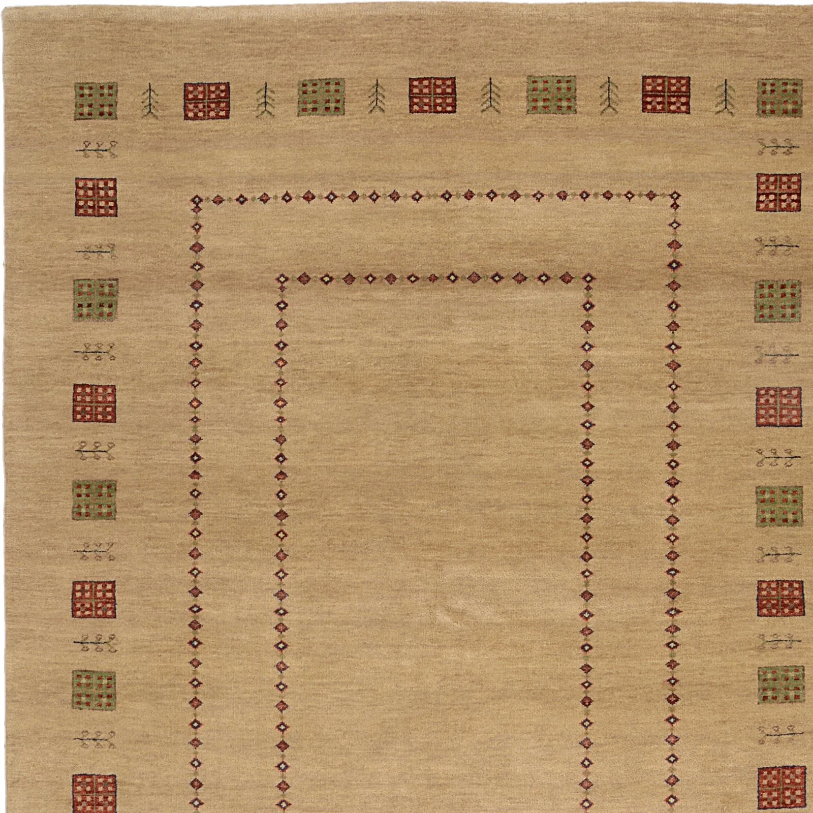 Loribaft Indian Rug 148 × 203 cm, Wool, hand-knotted