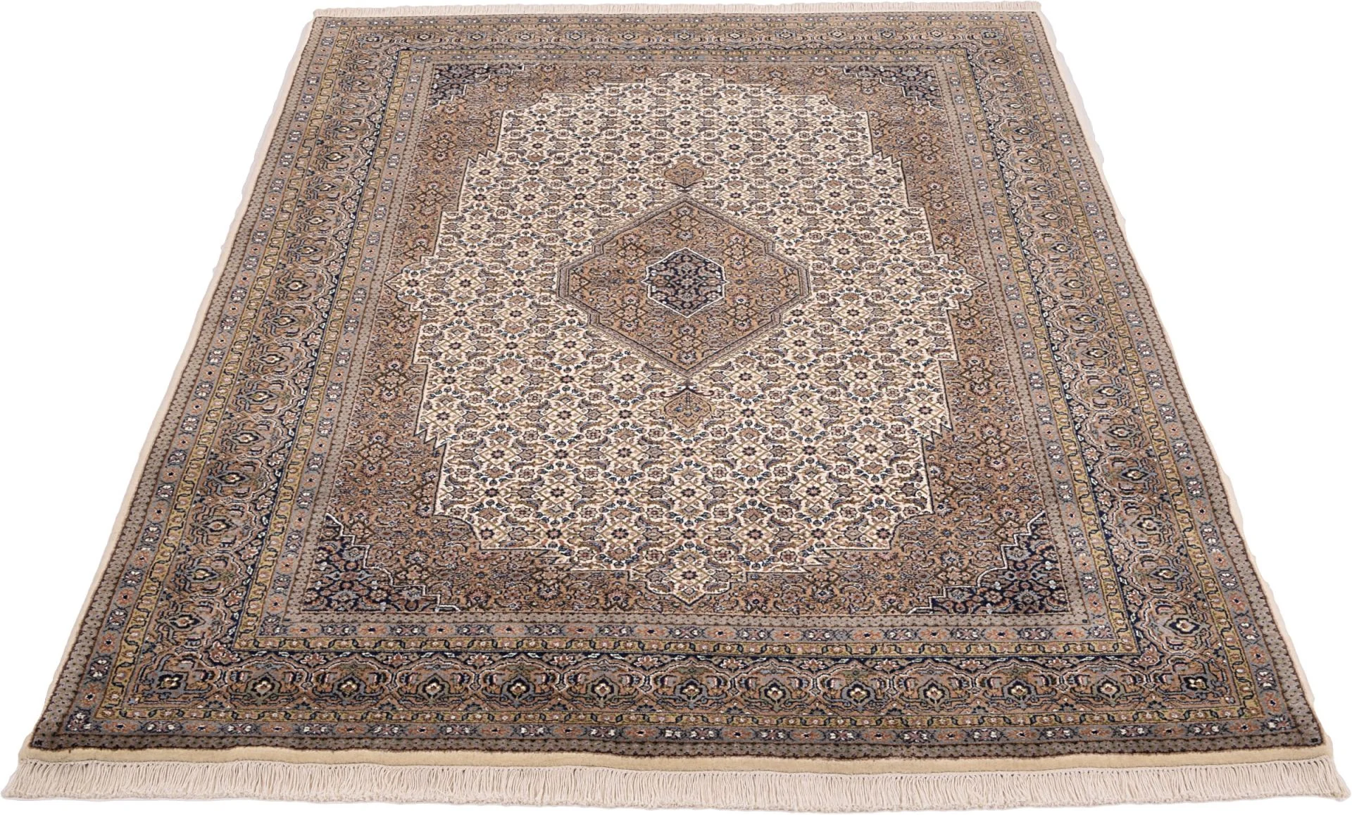 Tabriz Indian Rug 168 × 240 cm, Wool, hand-knotted