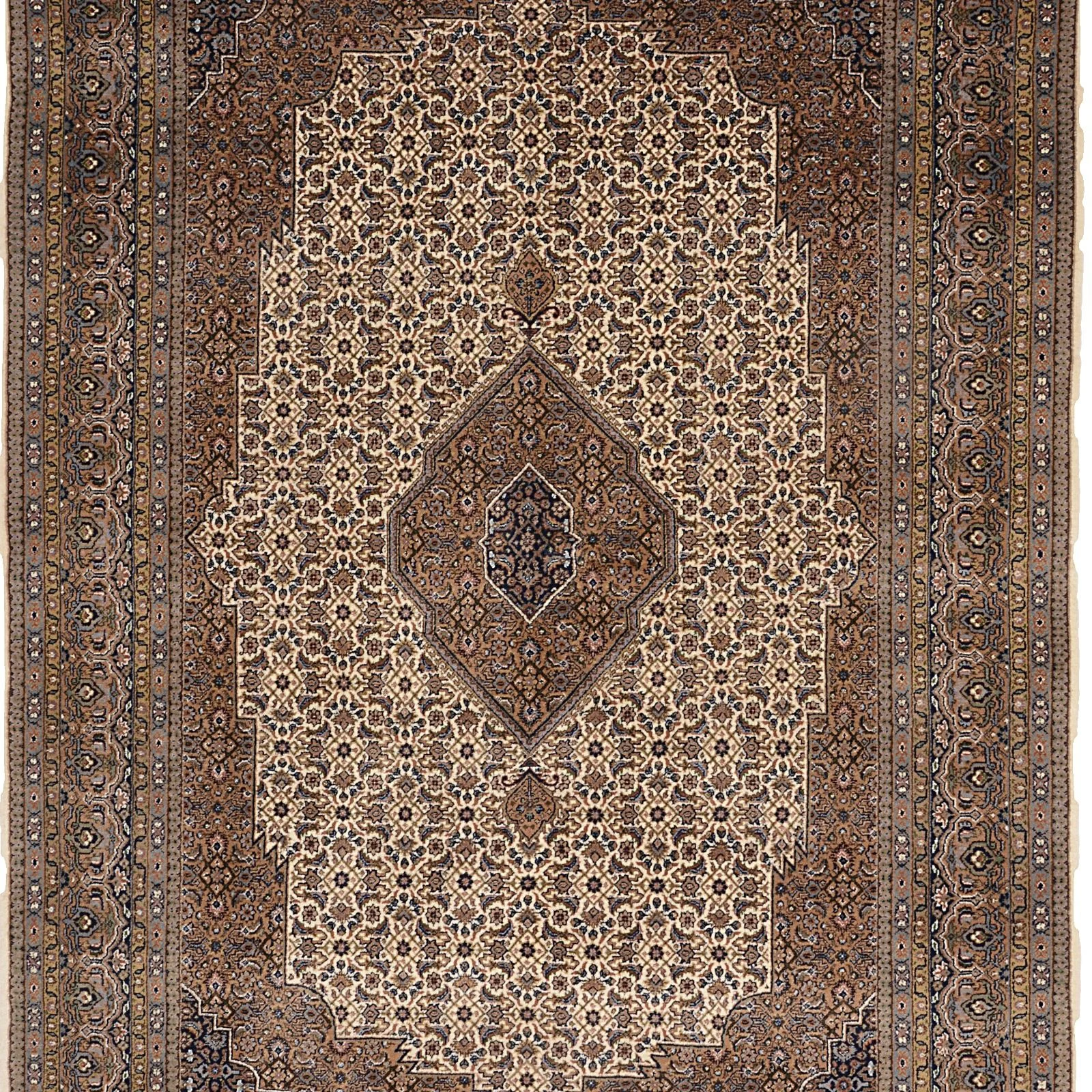 Tabriz Indian Rug 168 × 240 cm, Wool, hand-knotted