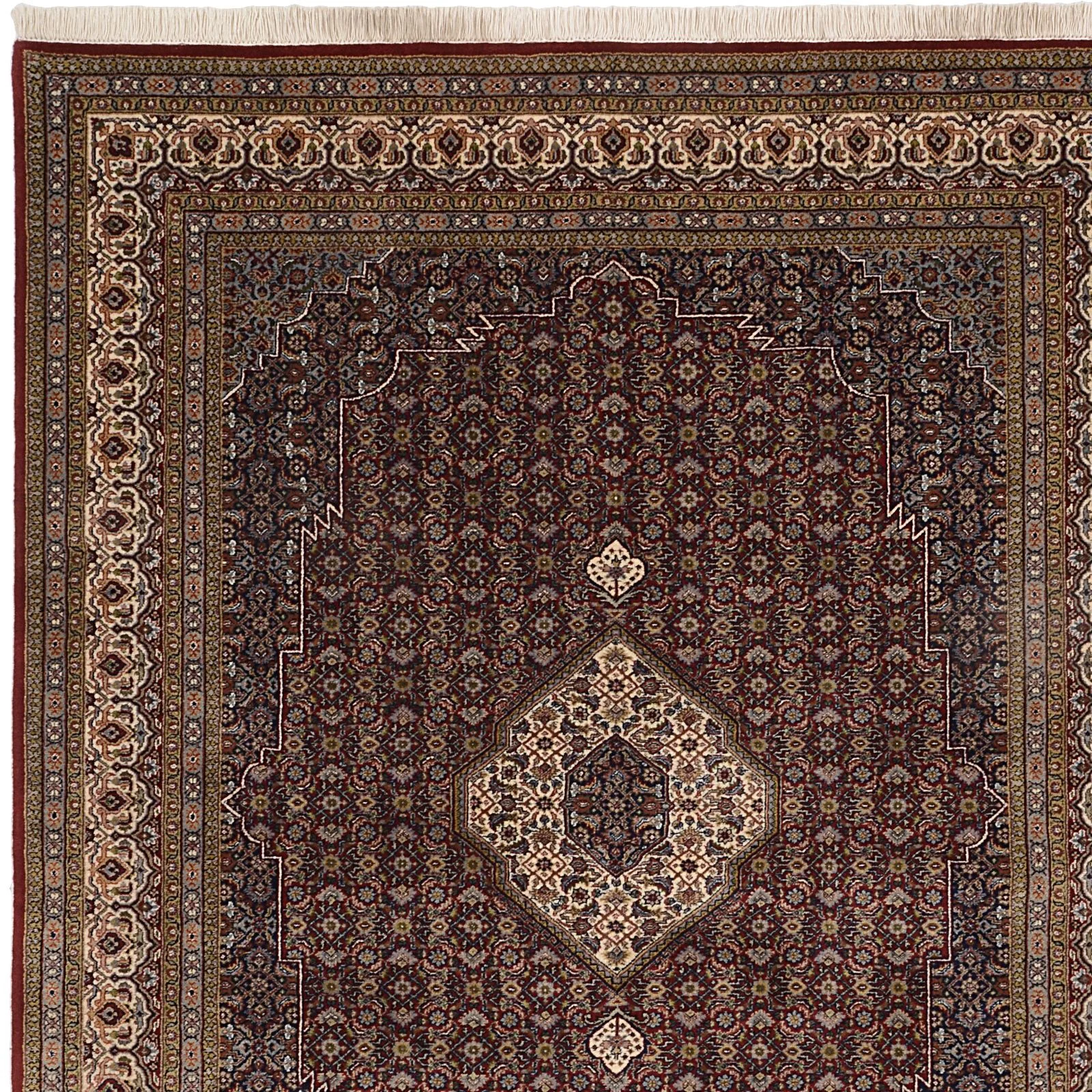 Tabriz Indian Rug — hand-knotted, 168 × 215 cm, Wool