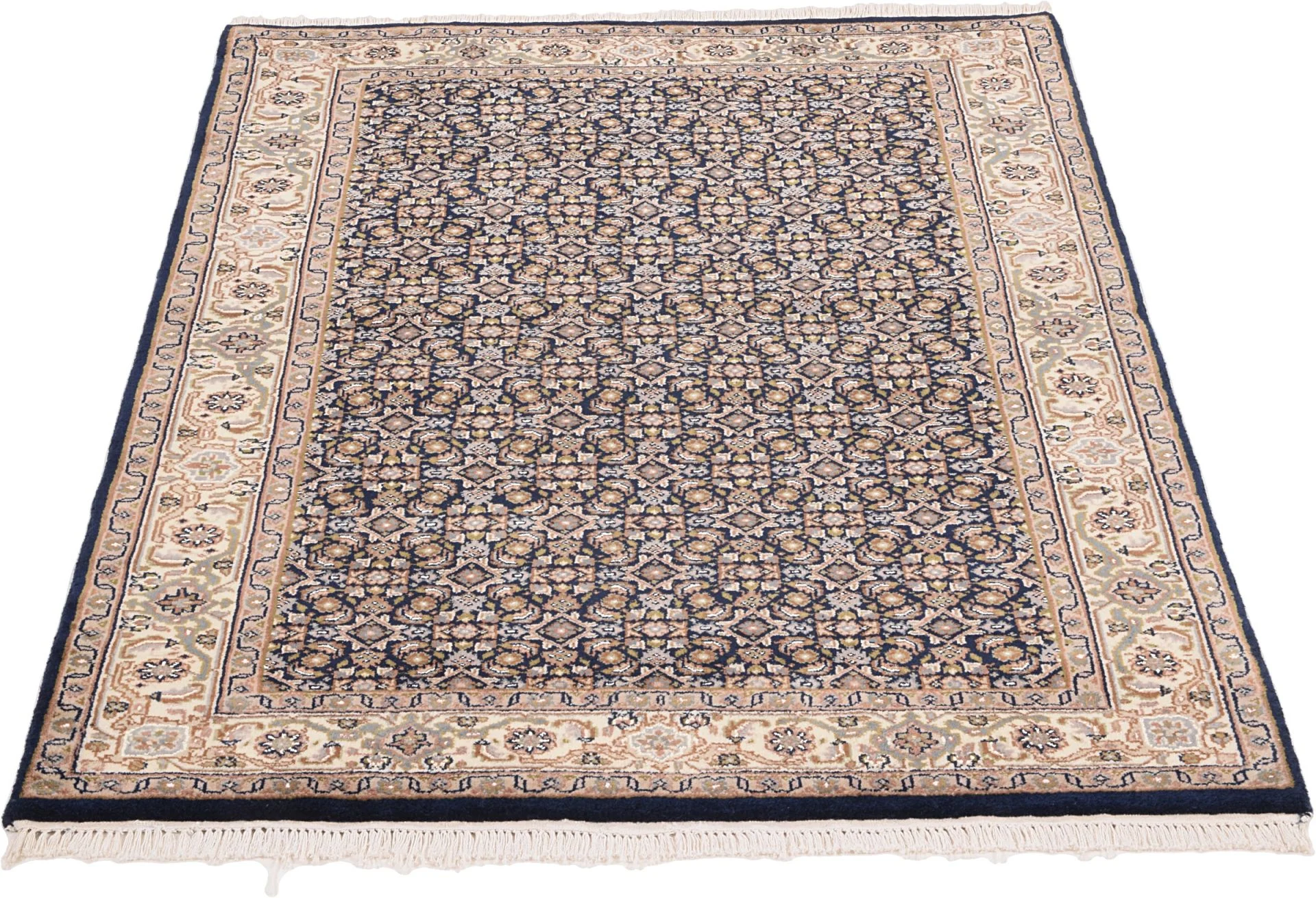 Tabriz Indian Rug 123 × 183 cm, Wool, hand-knotted