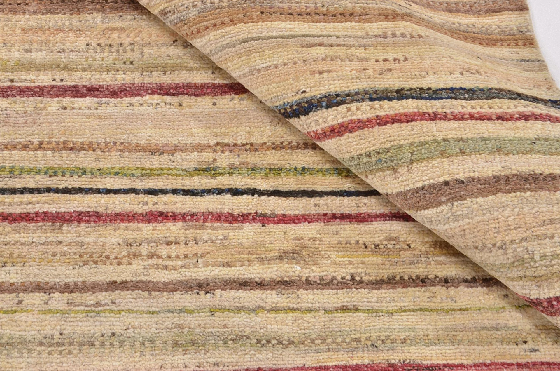 Hand-Knotted Wool Ziegler Afghan Rug, 116 × 179 cm