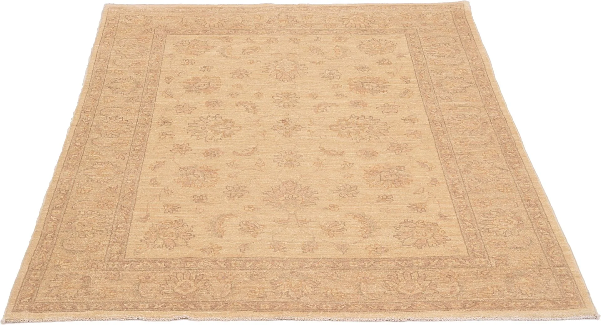 Hand-Knotted Wool Ziegler Pakistani Rug, 146 × 200 cm