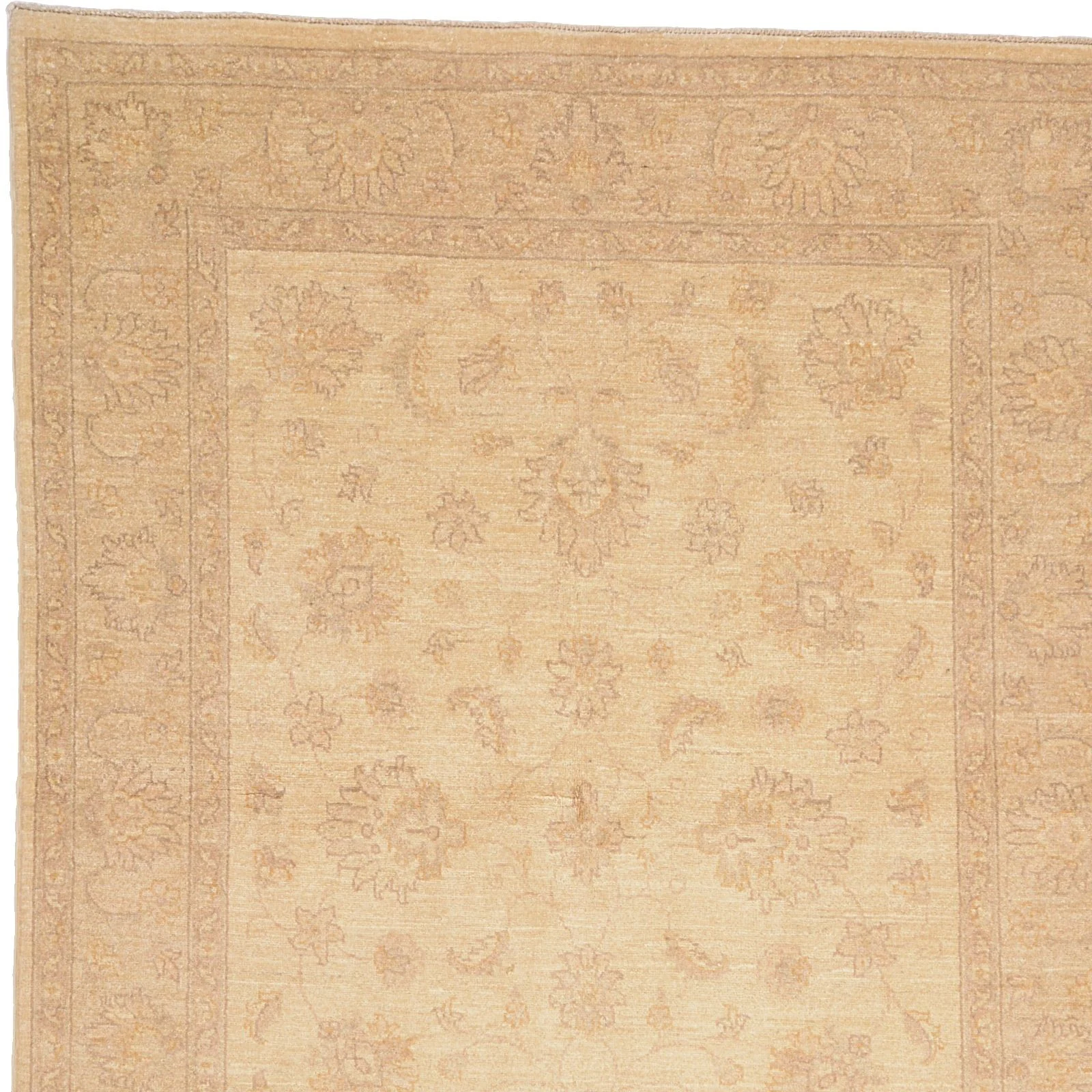 Hand-Knotted Wool Ziegler Pakistani Rug, 146 × 200 cm