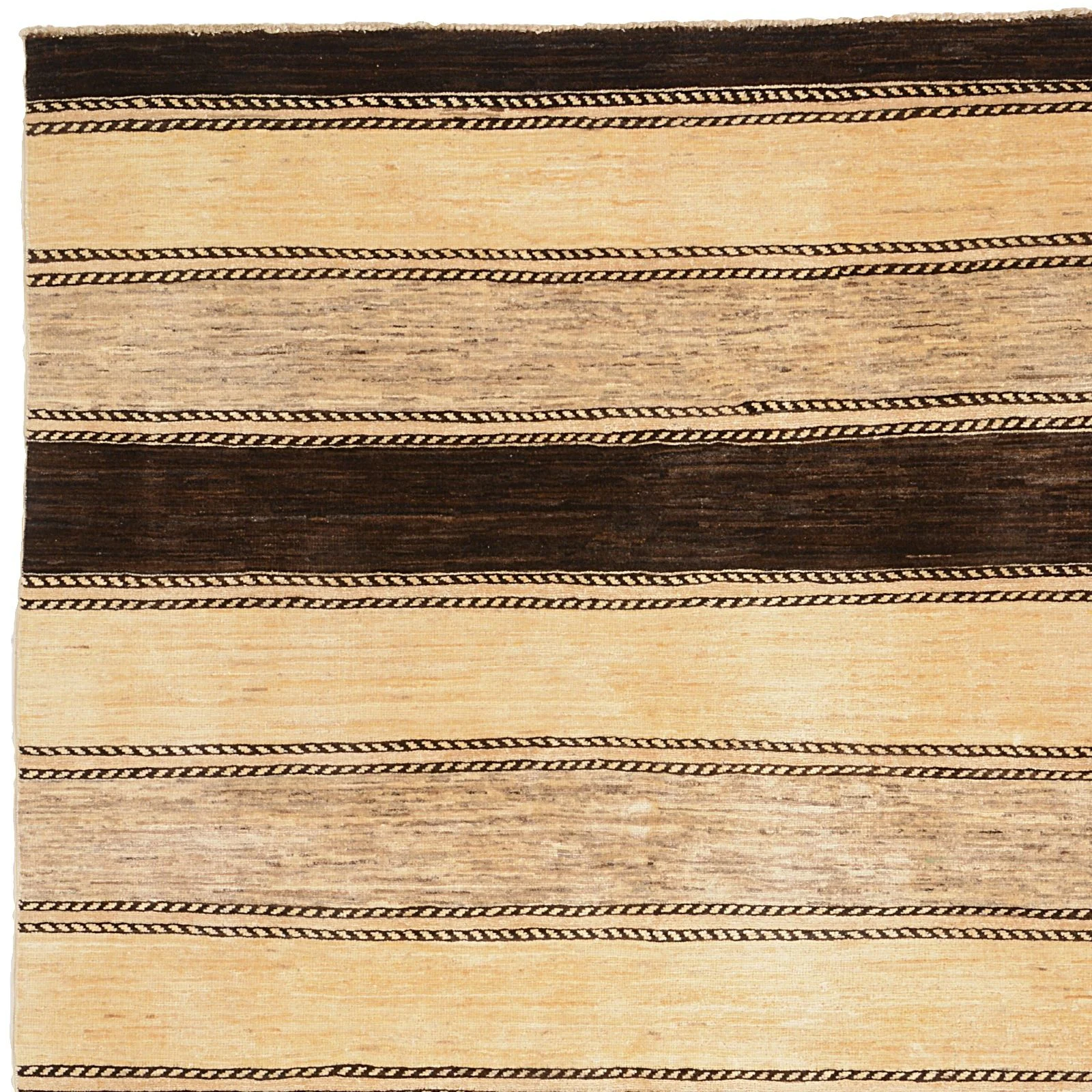 Hand-Knotted Wool Ziegler Pakistani Rug, 151 × 196 cm