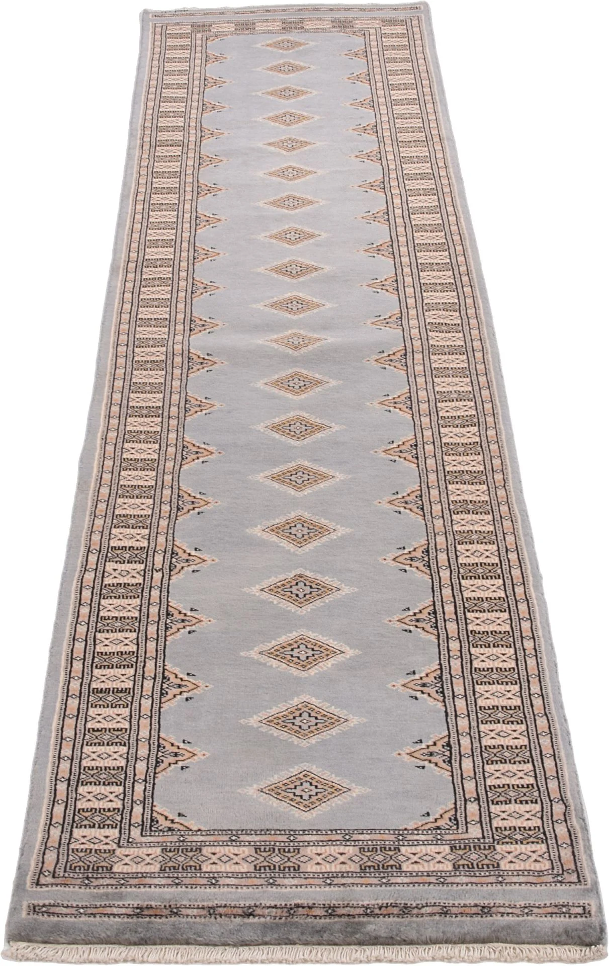 Pakistani Rug 76 × 318 cm, Wool, hand-knotted