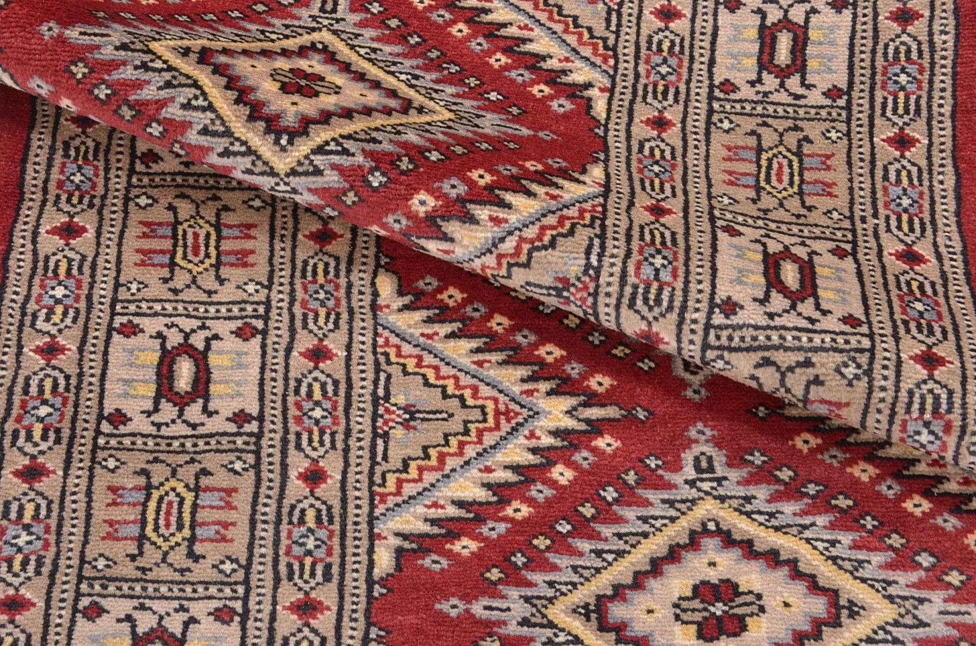 Pakistani Rug — hand-knotted, 75 × 301 cm, Wool