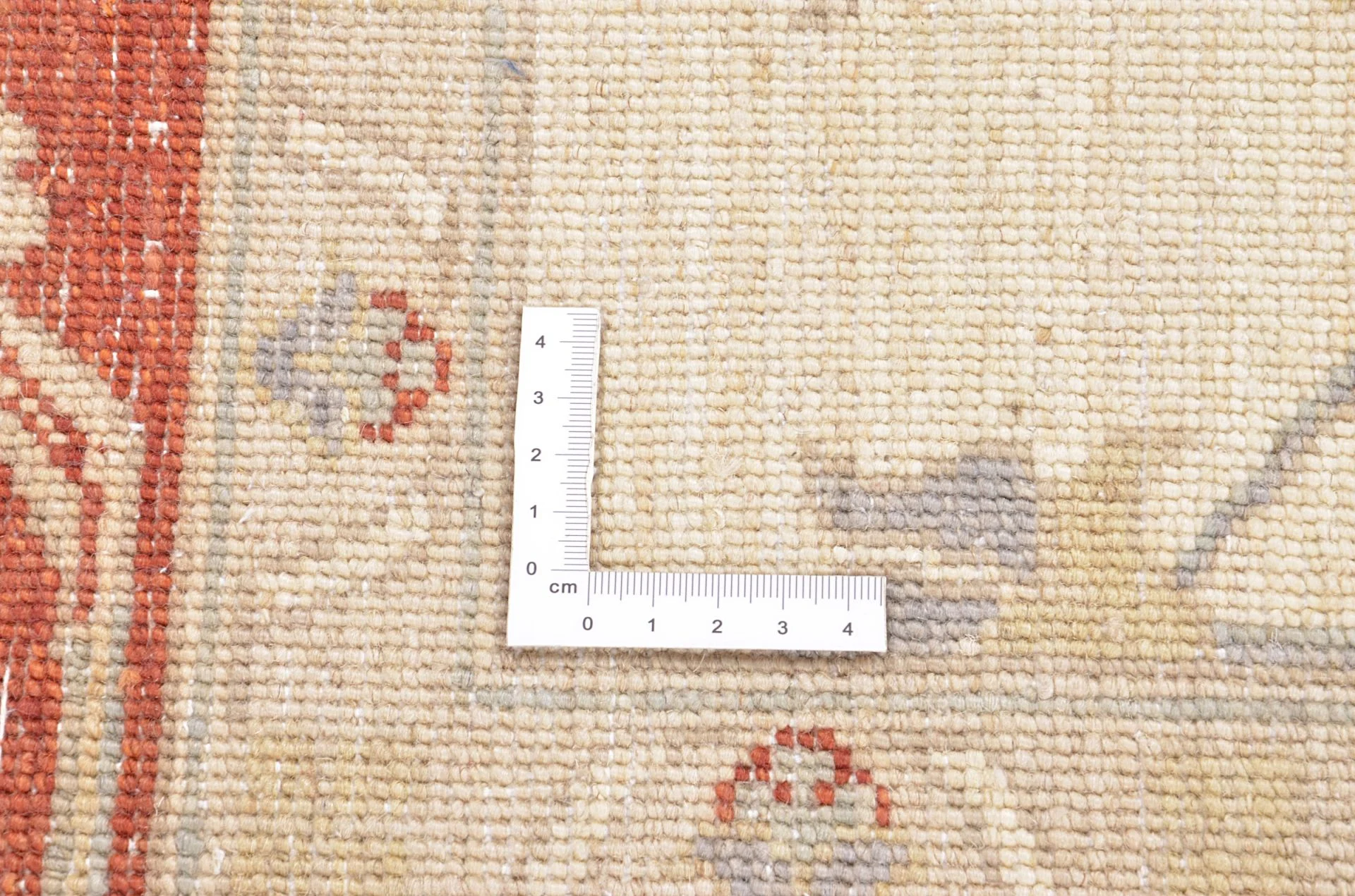 Hand-Knotted Wool Ziegler Afghan Rug, 175 × 234 cm