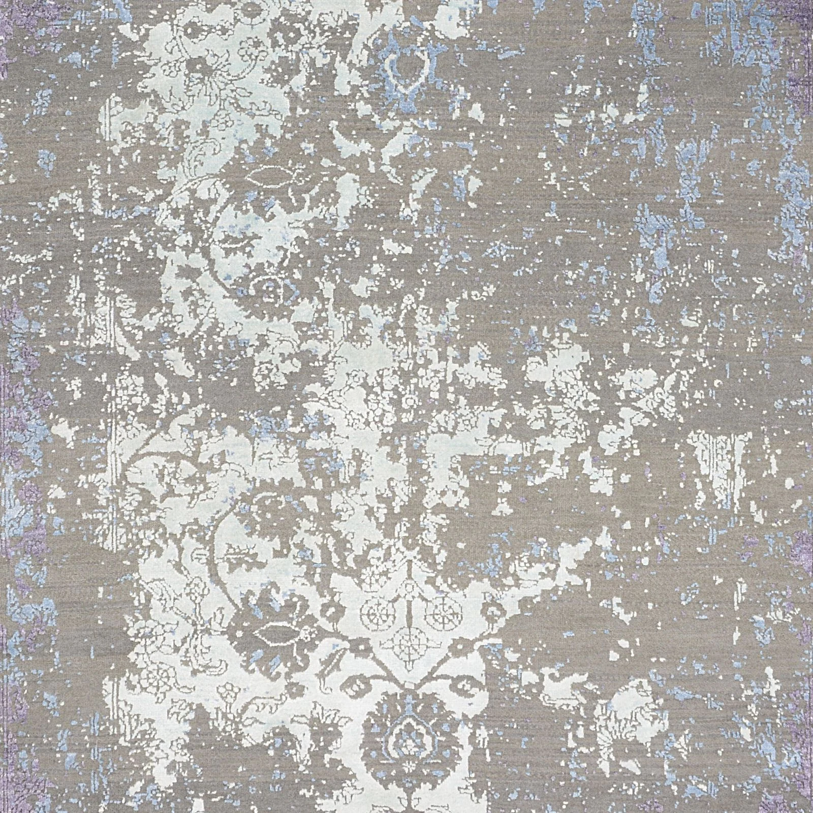 Indian Rug — hand-knotted, 147 × 204 cm, Wool