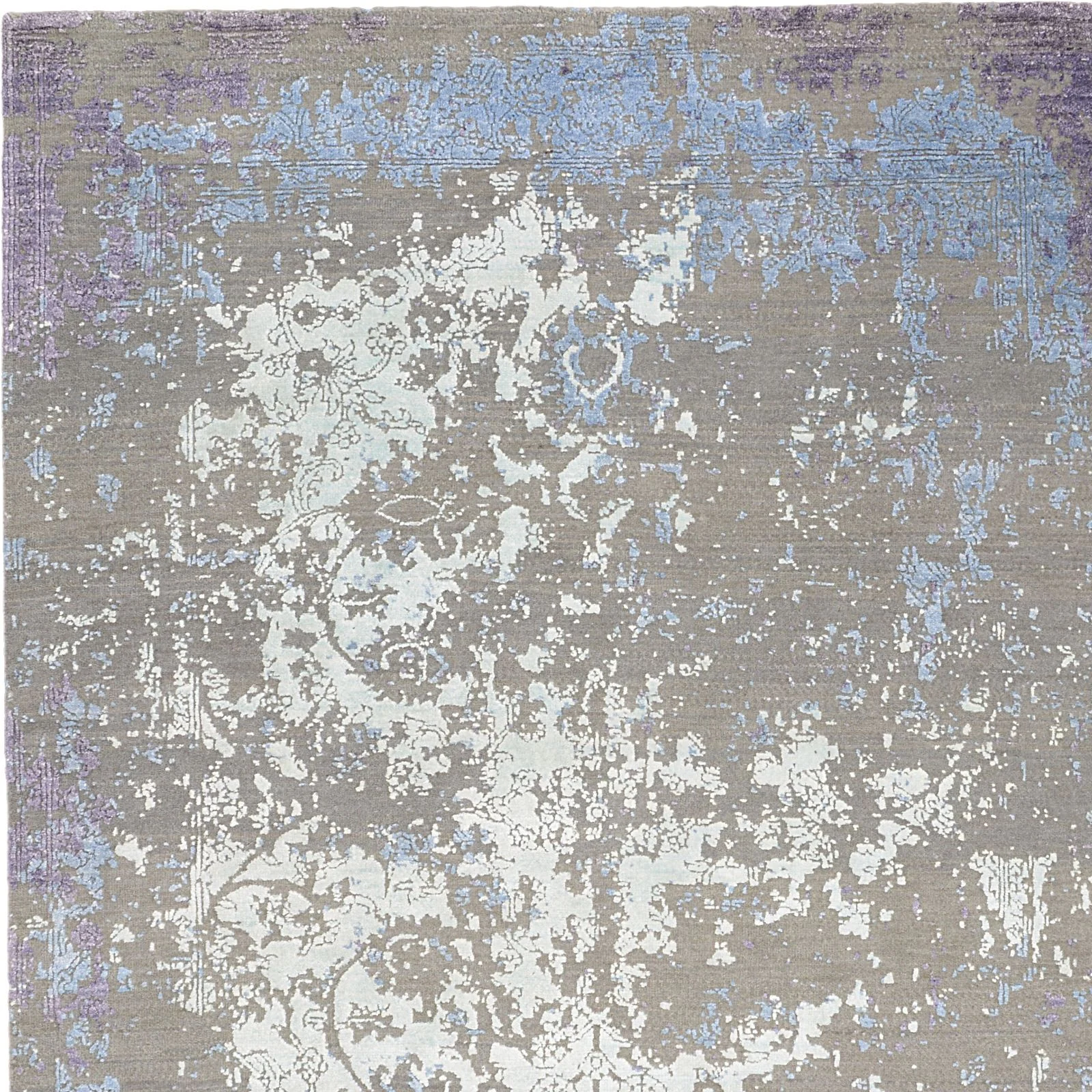 Indian Rug — hand-knotted, 147 × 204 cm, Wool