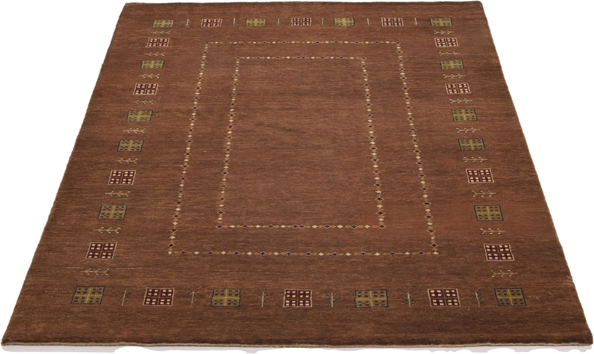 orientteppich-loribaft-142-x-202-cm-schurwolle-handgeknupft-2 Loribaft Indian Rug 142 × 202 cm, Wool, hand-knotted
