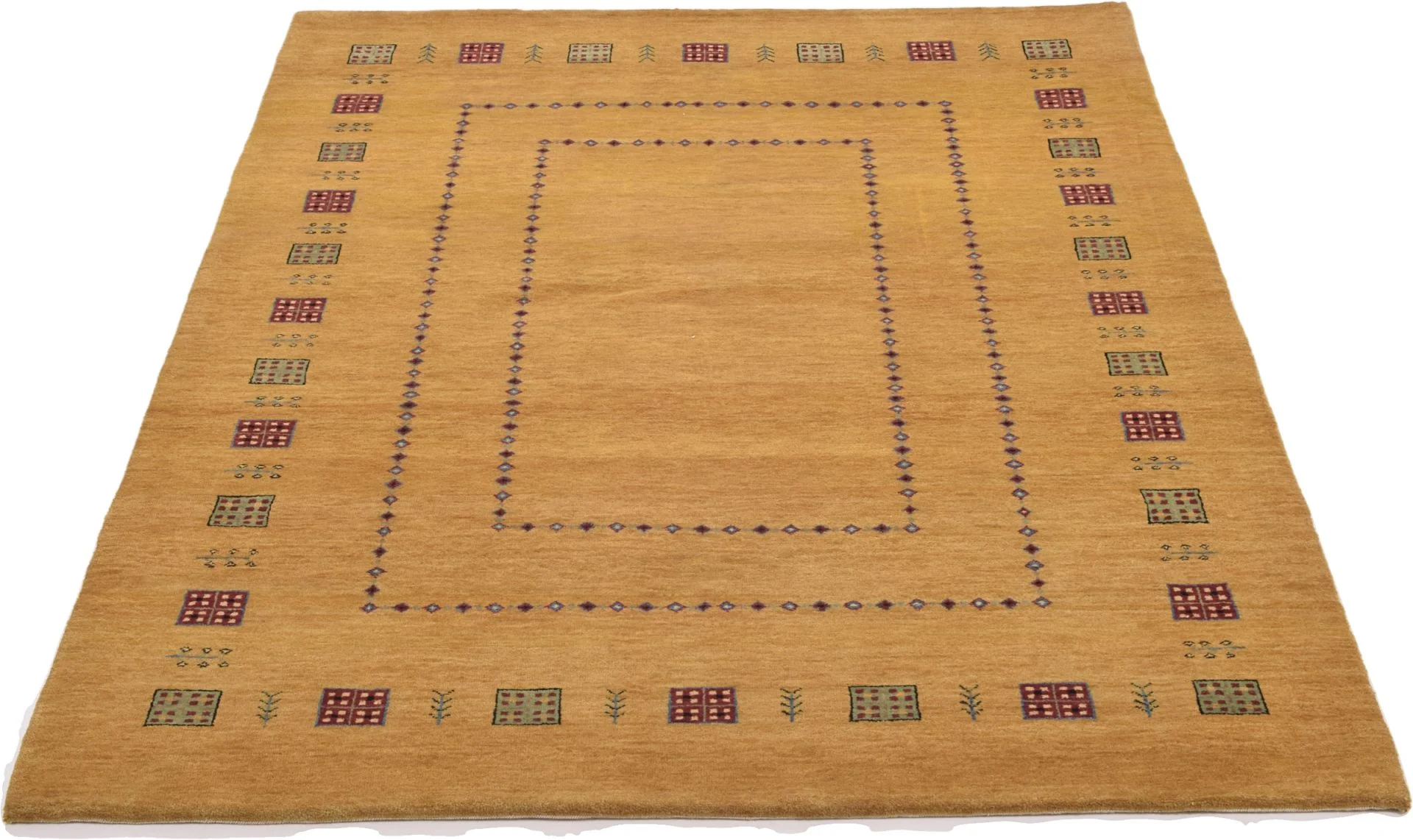 orientteppich-loribaft-145-x-201-cm-schurwolle-handgeknupft-4 Loribaft Indian Rug — hand-knotted, 145 × 201 cm, Wool