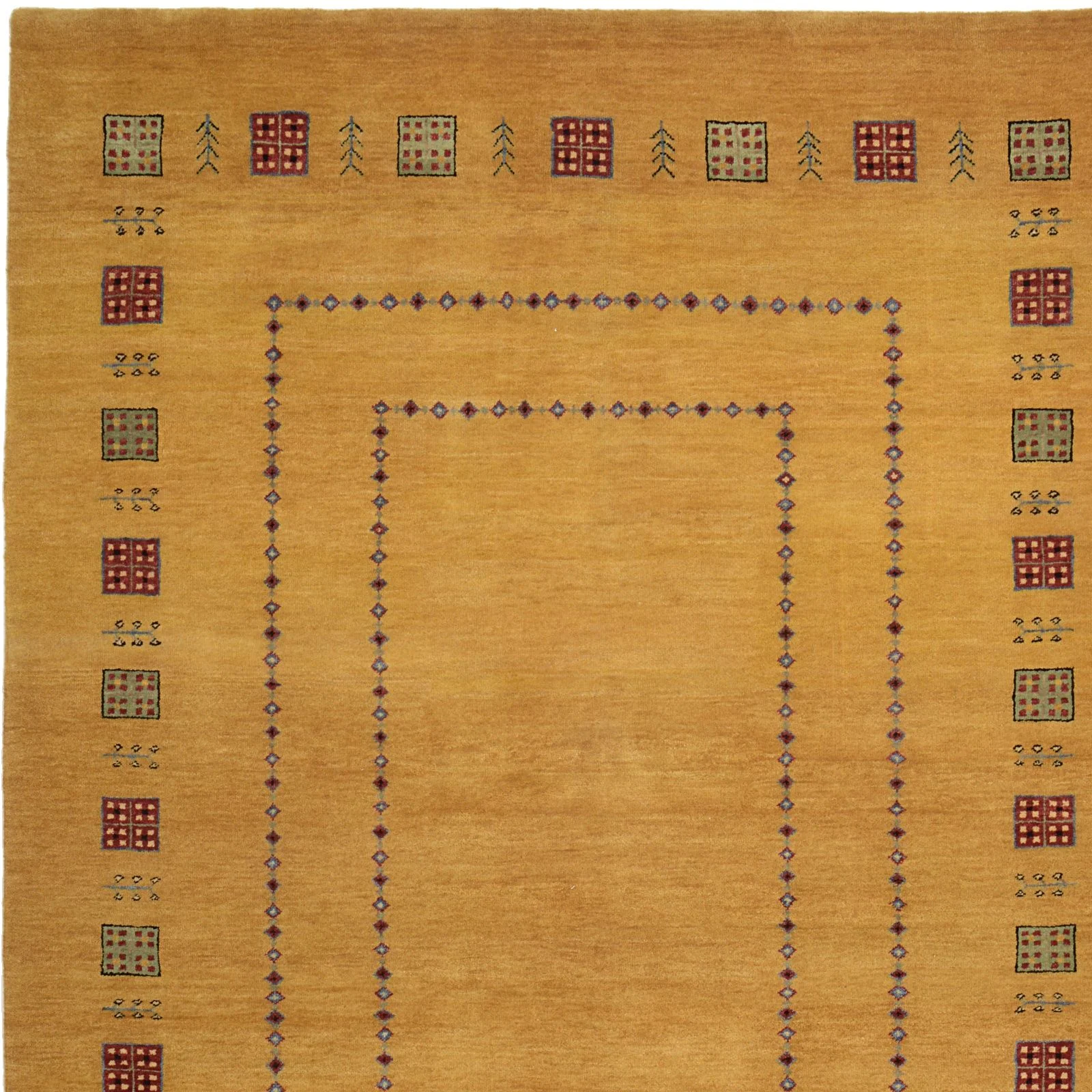 orientteppich-loribaft-145-x-201-cm-schurwolle-handgeknupft-10 Loribaft Indian Rug — hand-knotted, 145 × 201 cm, Wool