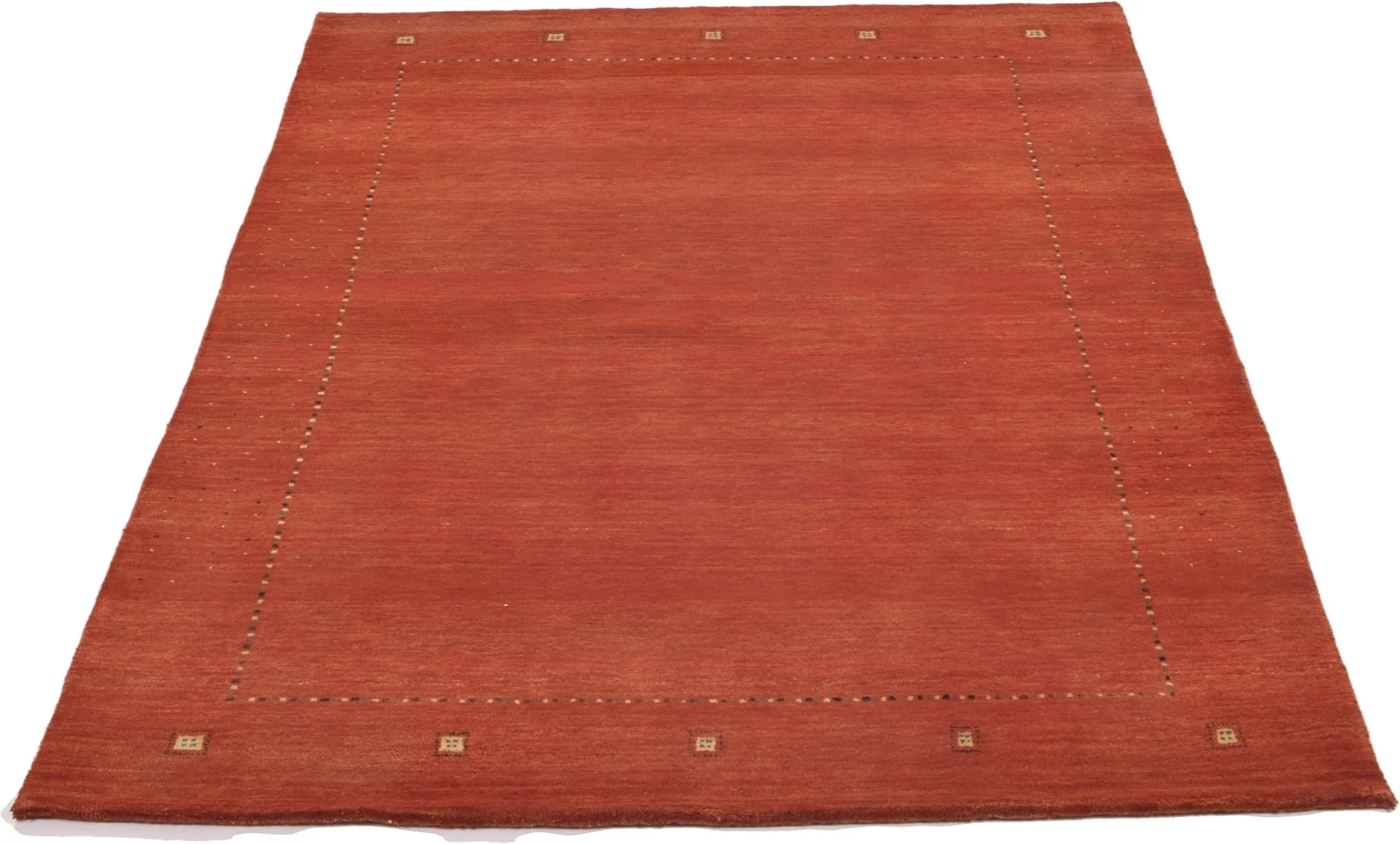 orientteppich-loribaft-138-x-200-cm-schurwolle-handgeknupft-4 Hand-Knotted Wool Loribaft Indian Rug, 138 × 200 cm