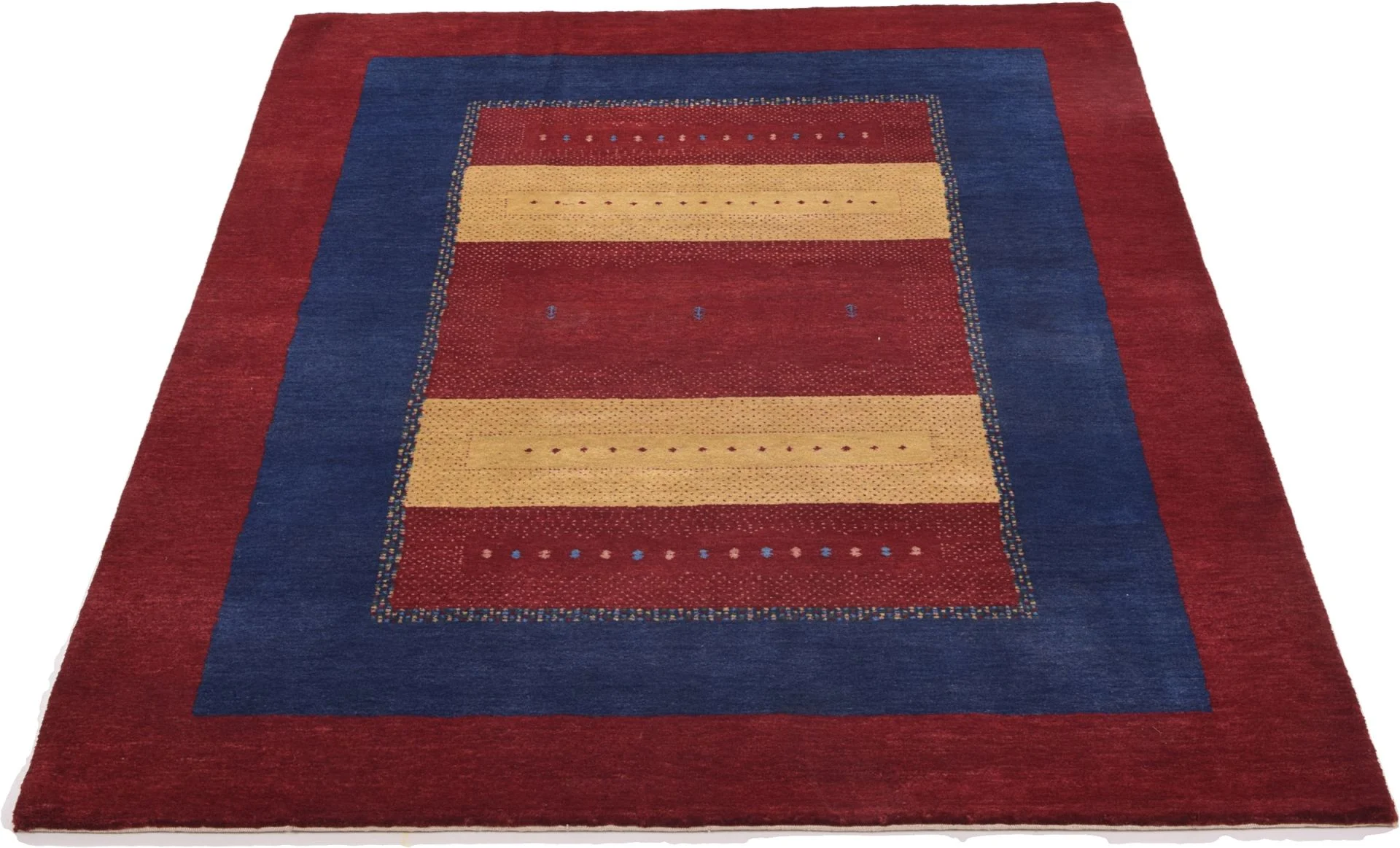 Loribaft Indian Rug — hand-knotted, 142 × 205 cm, Wool
