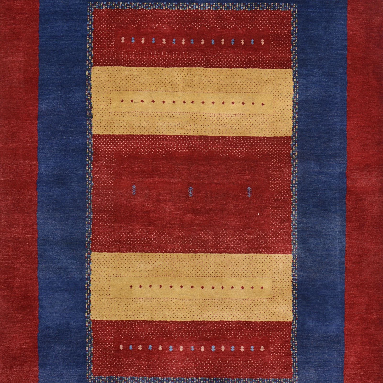 Loribaft Indian Rug — hand-knotted, 142 × 205 cm, Wool
