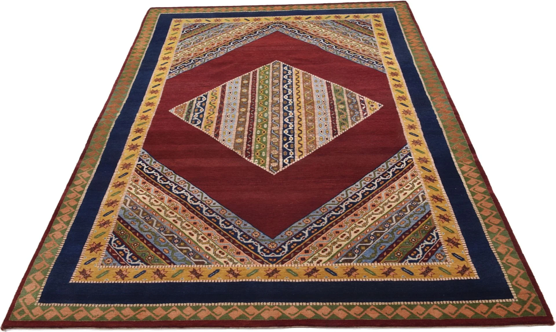 orientteppich-loribaft-192-x-302-cm-schurwolle-handgeknupft-4 Loribaft Indian Rug 192 × 302 cm, Wool, hand-knotted