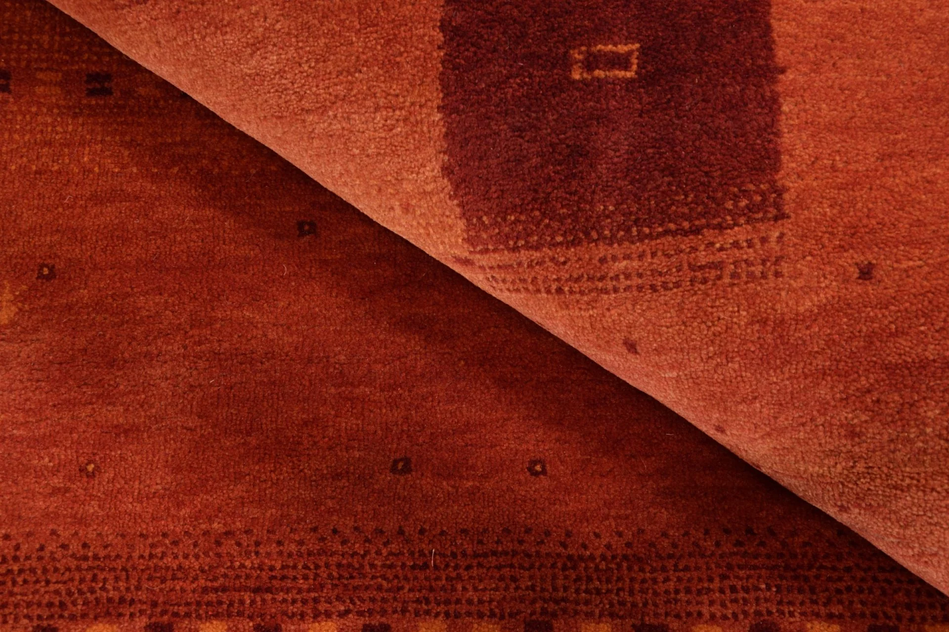 orientteppich-loribaft-140-x-200-cm-schurwolle-handgeknupft-rot-8 Loribaft Indian Rug — hand-knotted, 140 × 200 cm, Wool