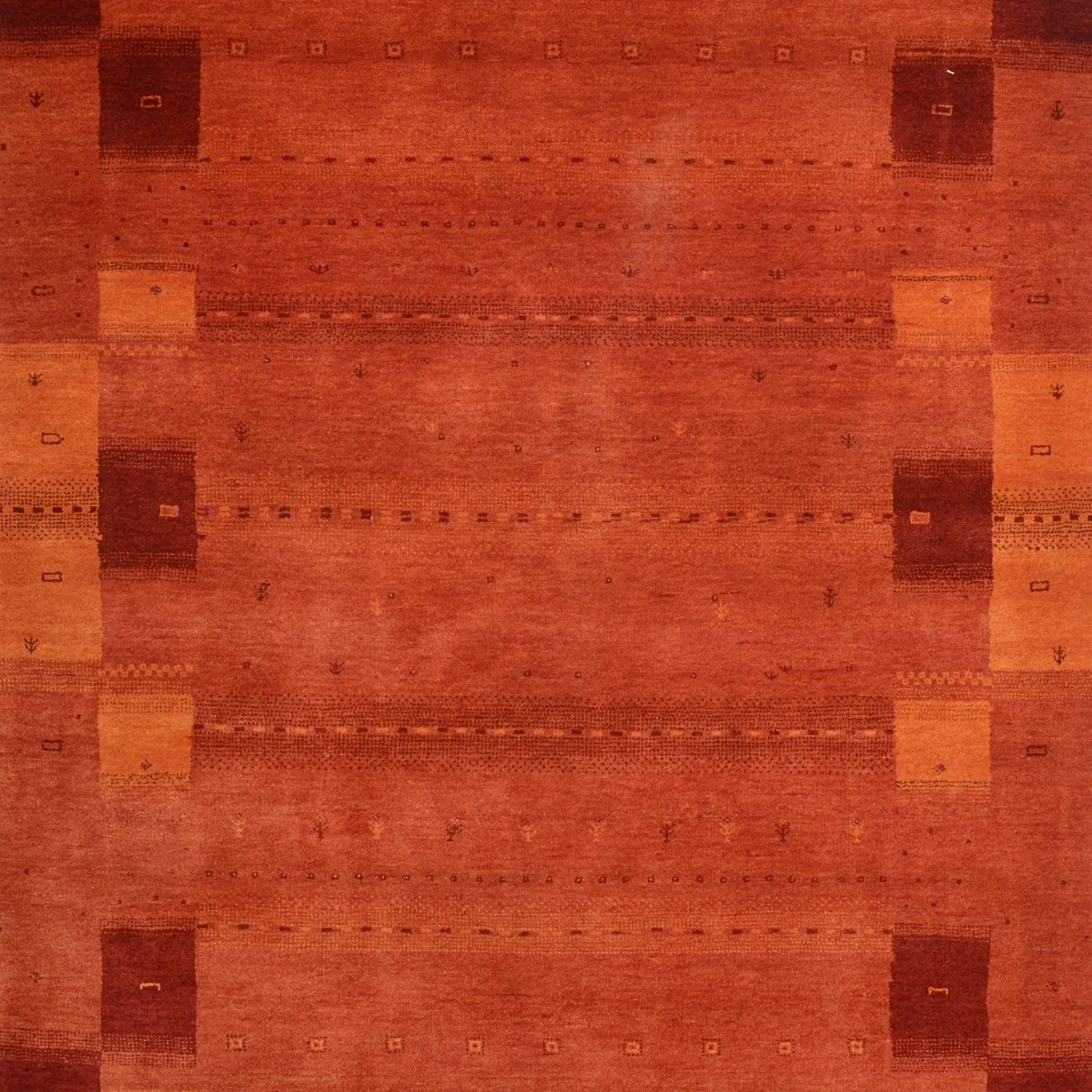 orientteppich-loribaft-140-x-200-cm-schurwolle-handgeknupft-rot-9 Loribaft Indian Rug — hand-knotted, 140 × 200 cm, Wool