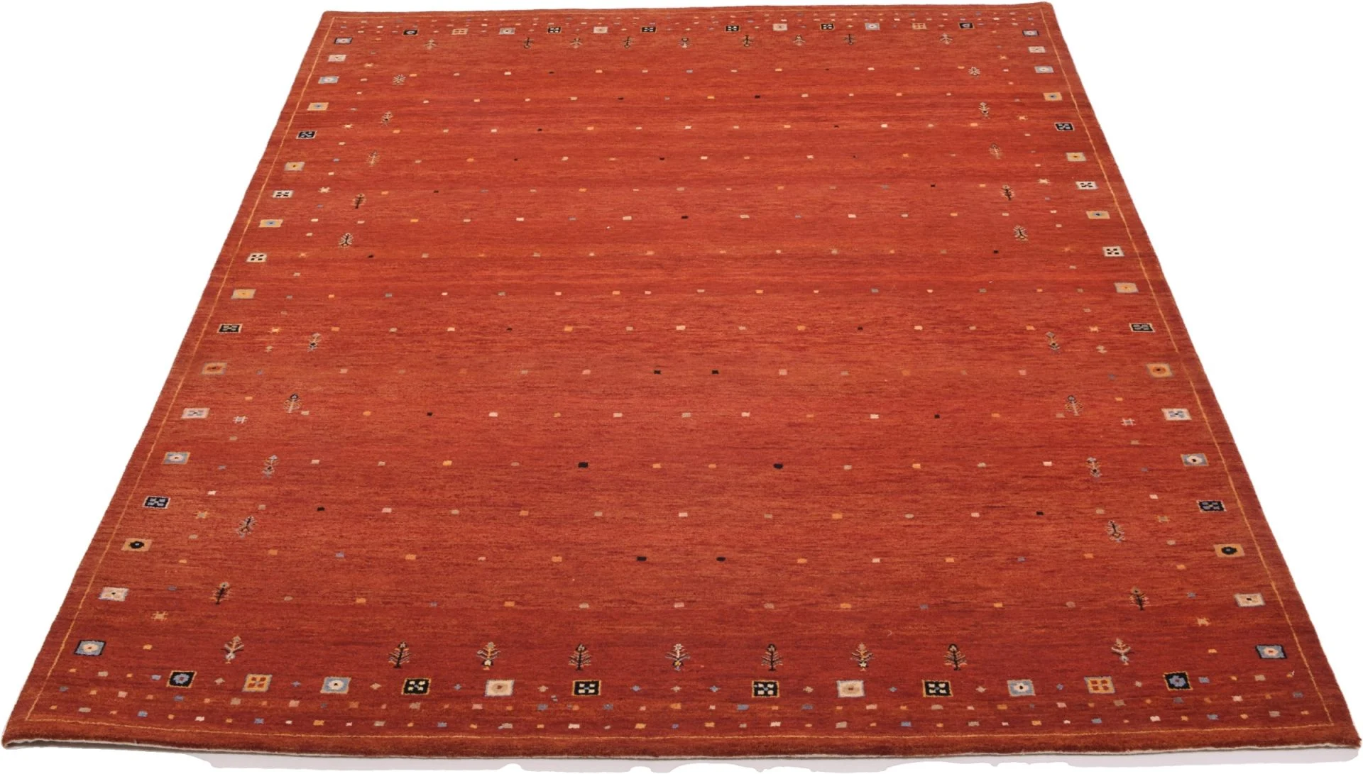 orientteppich-loribaft-174-x-249-cm-schurwolle-handgeknupft-1 Hand-Knotted Wool Loribaft Indian Rug, 174 × 249 cm