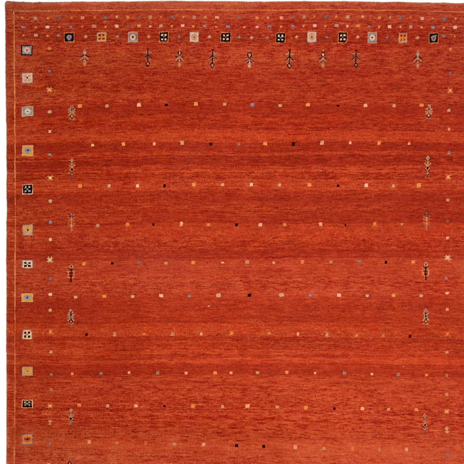 orientteppich-loribaft-174-x-249-cm-schurwolle-handgeknupft-5 Hand-Knotted Wool Loribaft Indian Rug, 174 × 249 cm