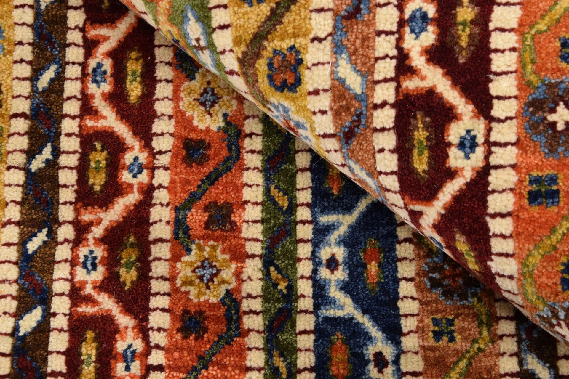 orientteppich-loribaft-165-x-243-cm-schurwolle-handgeknupft-grau-6 Loribaft Indian Rug — hand-knotted, 165 × 243 cm, Wool