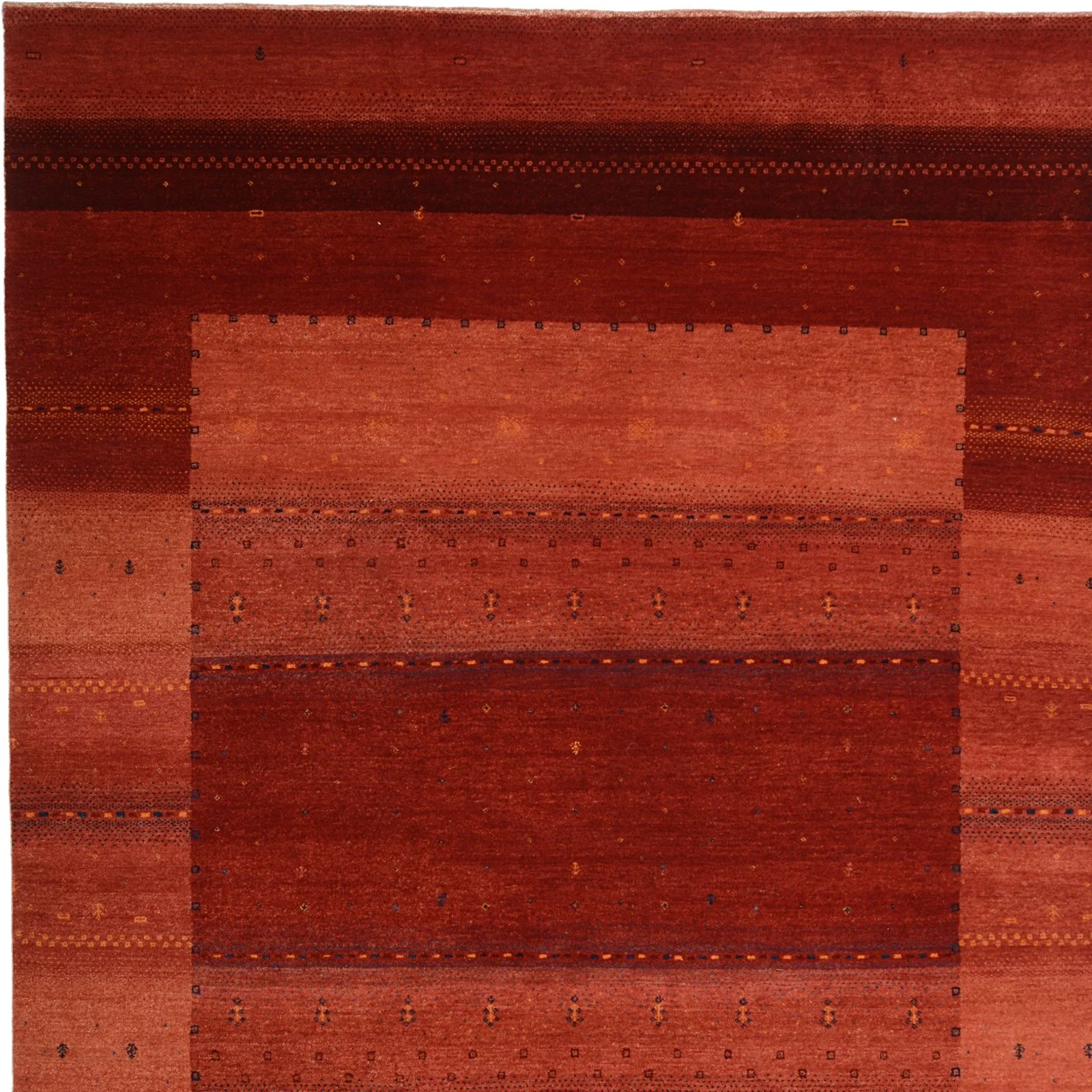 Loribaft Indian Rug — hand-knotted, 173 × 245 cm, Wool